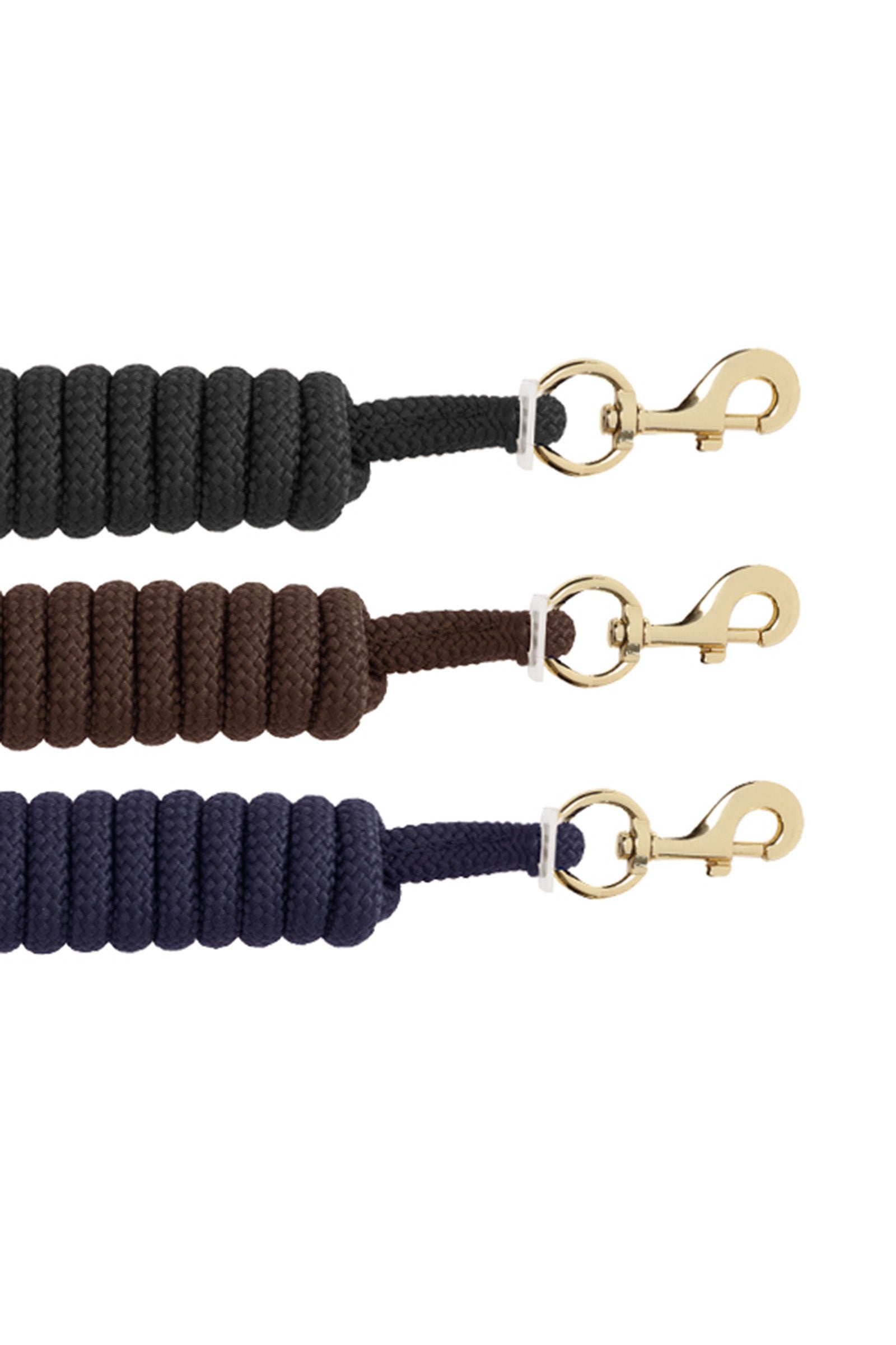 Kavalkade Lead Rope with Brass Carabiner Halters & Leads