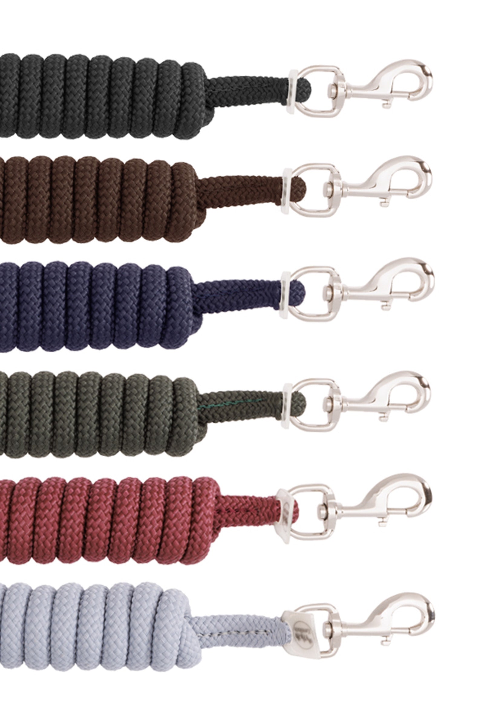 Kavalkade leietau med karabinkrok i sølv Grimer og leietau