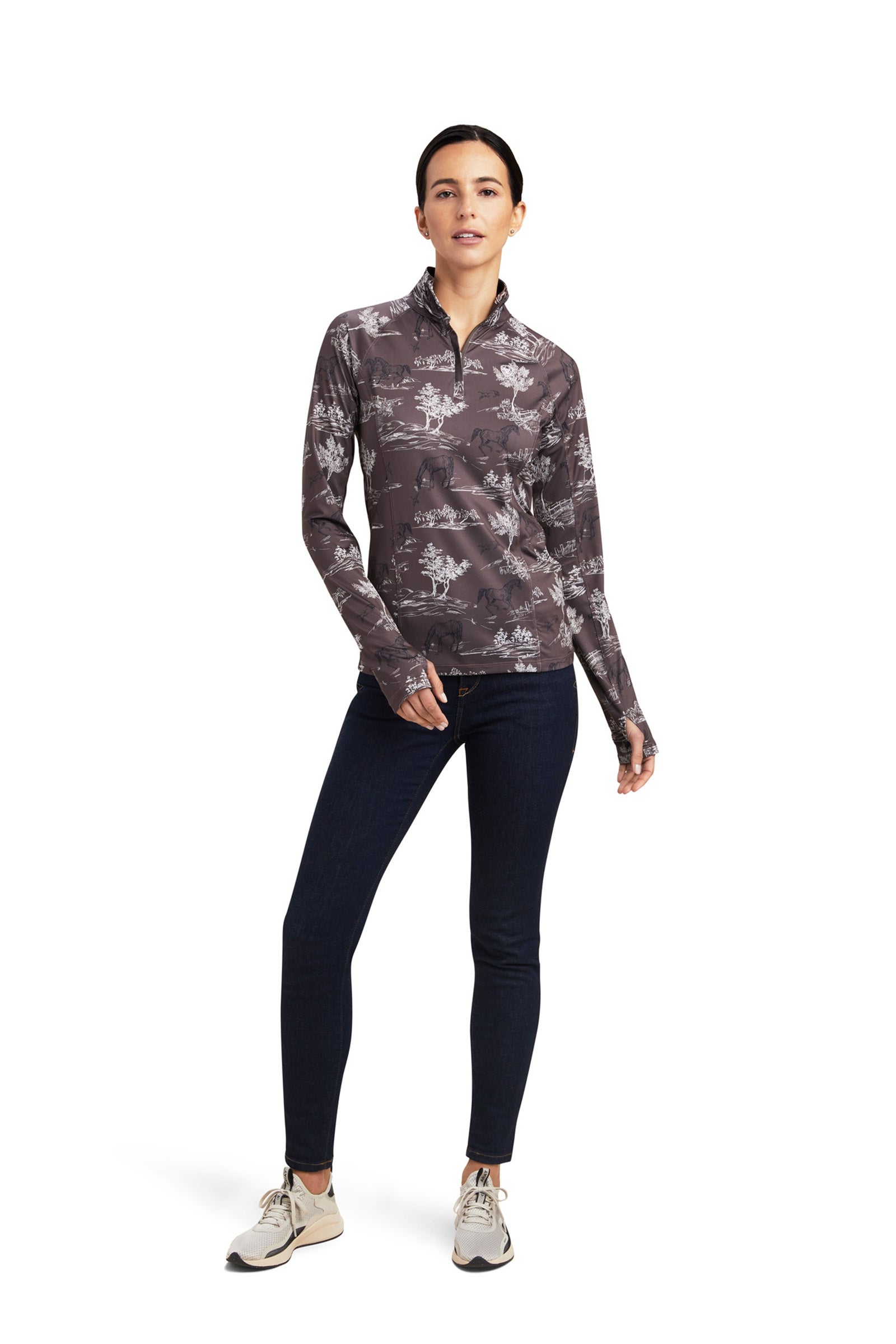 Ariat Lowell 2.0 Women's 1/4 Zip Baselayer Shirt Women’s Riding Clothing