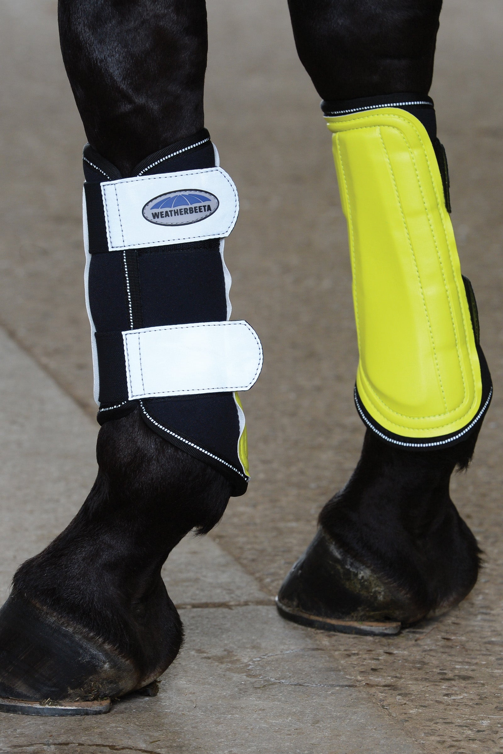 Weatherbeeta reflekterende børstestøvler med enkelt lås Leg Protection & Hoof Protection for Horses