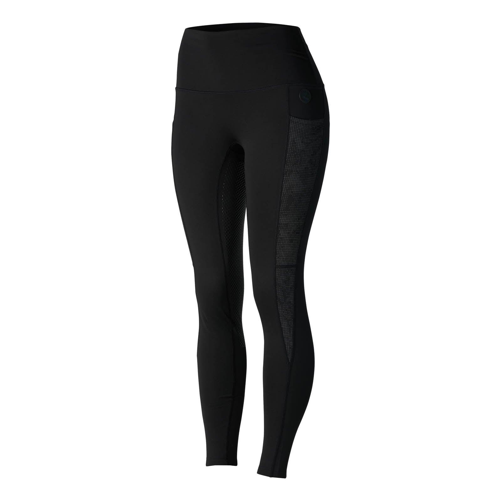 Horze Ramona Women's Reflective High Waist Tights with Fleece Womens Breeches