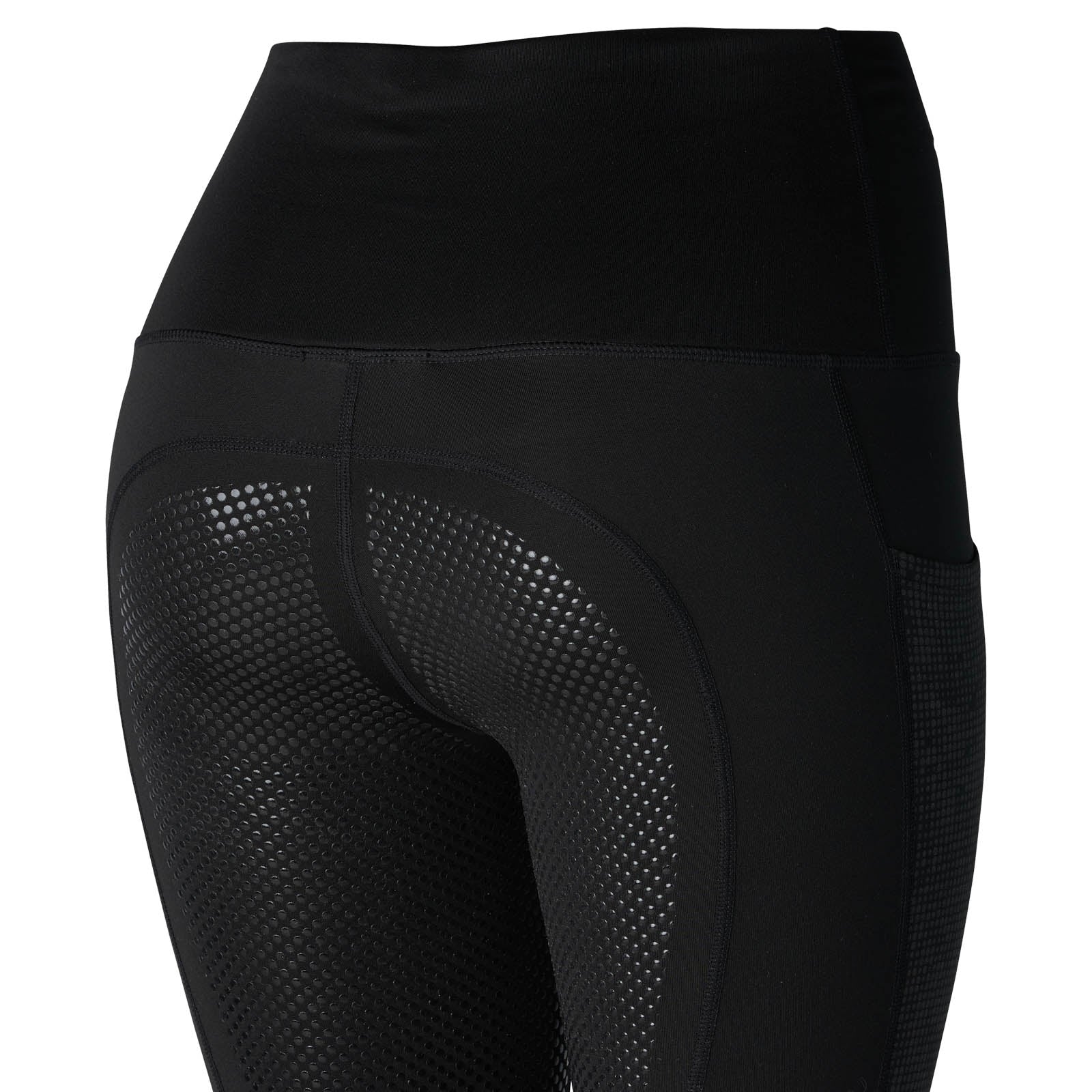 Horze Ramona Women's Reflective High Waist Tights with Fleece Womens Breeches