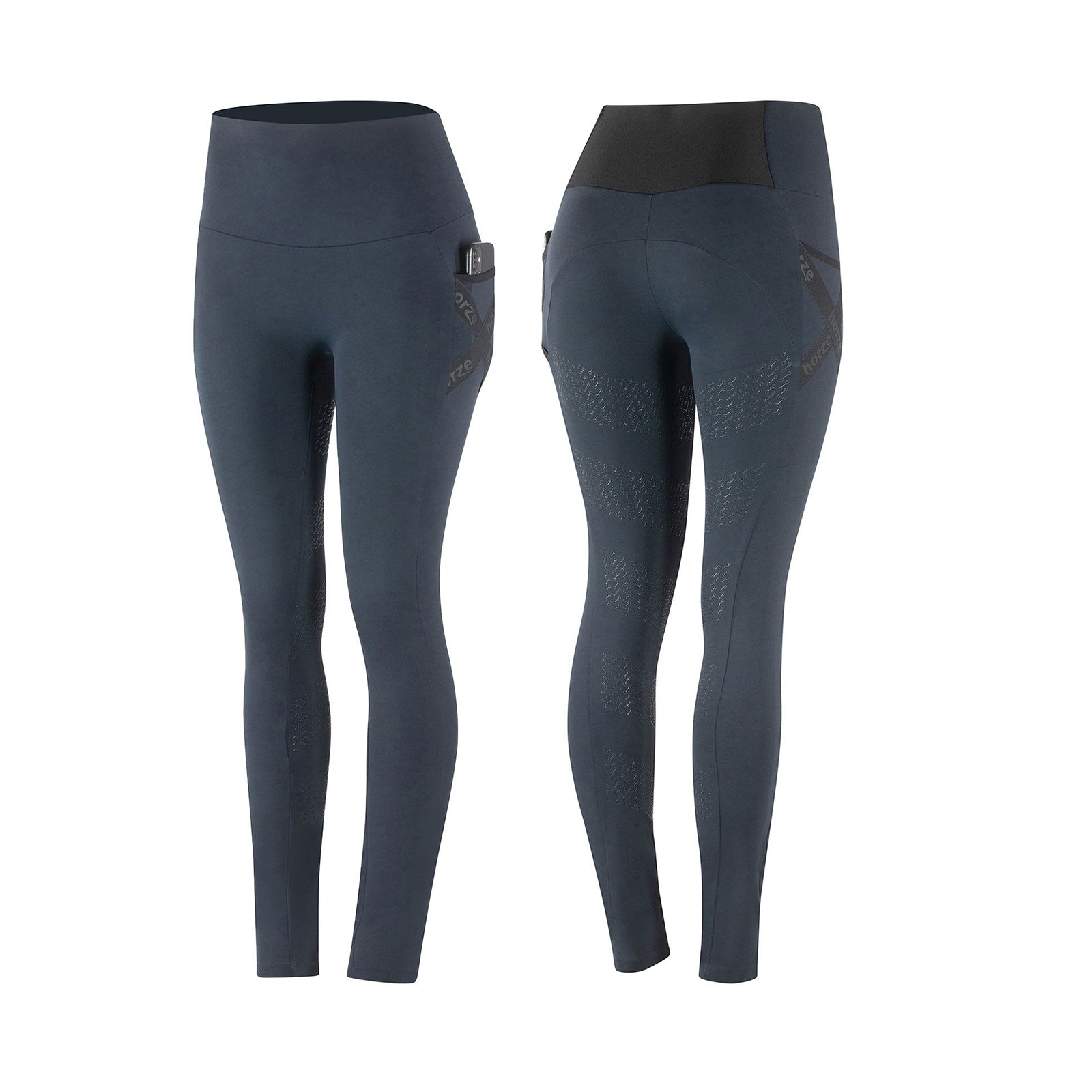 Horze Sandra funksjonelle tights med helforsterket silikonsete, dame Womens Breeches