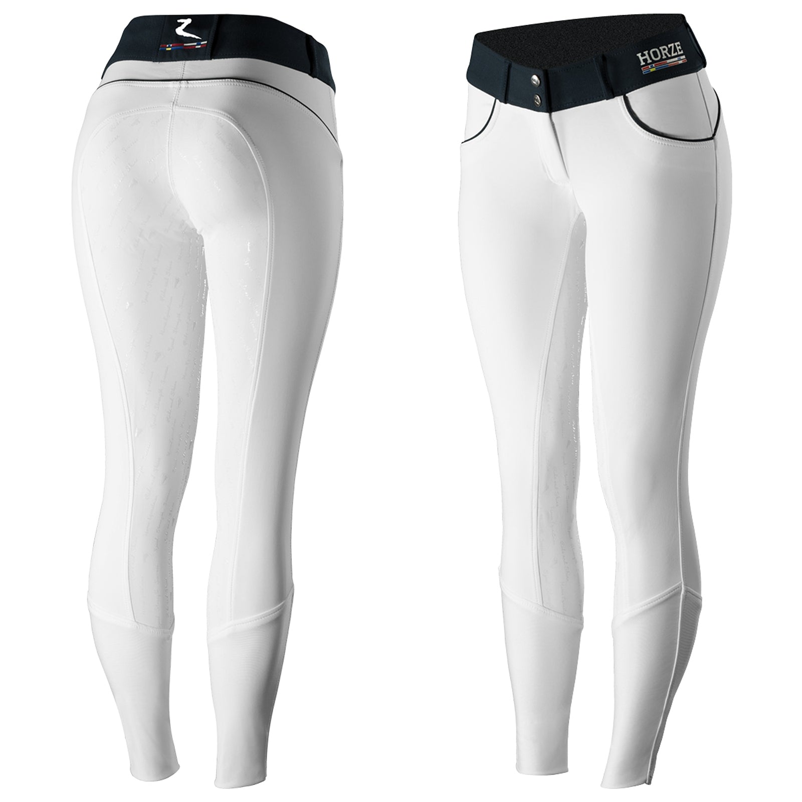 Horze Nordic Performance ridebukse til dame med silikon-helsete Womens Breeches