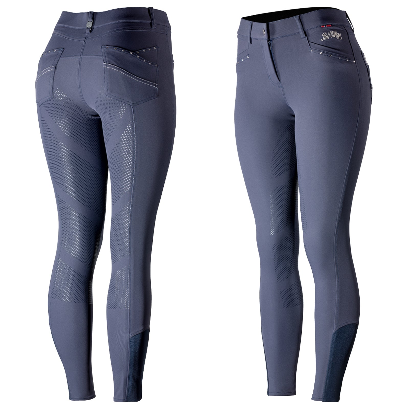 B Vertigo Olivia ridebukse med helforsterkning i silikon for damer, UPF 50+ Womens Breeches
