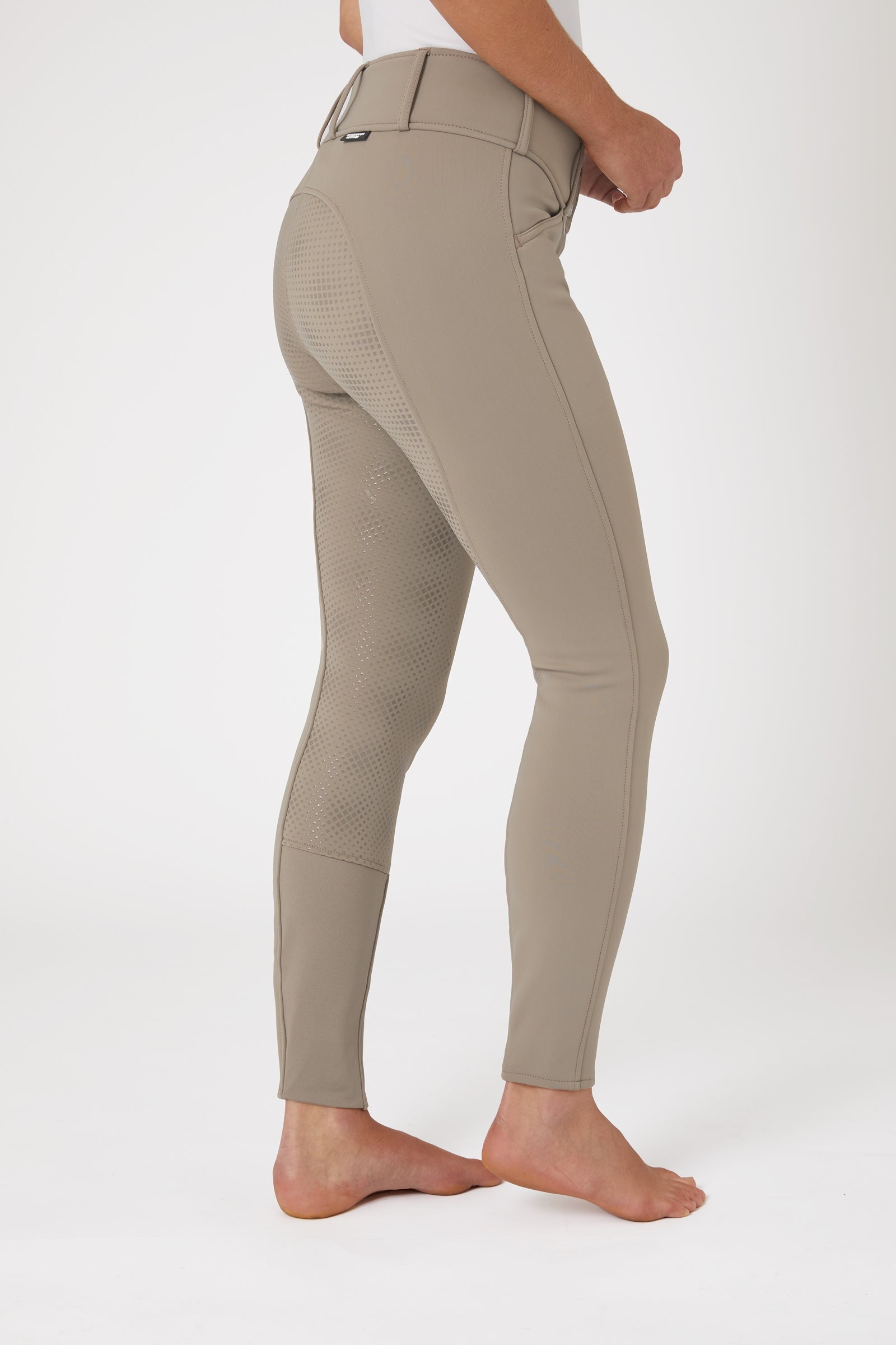 Horze Grand Prix helforsterkede thermo ridebukser i softshell, dame Womens Breeches