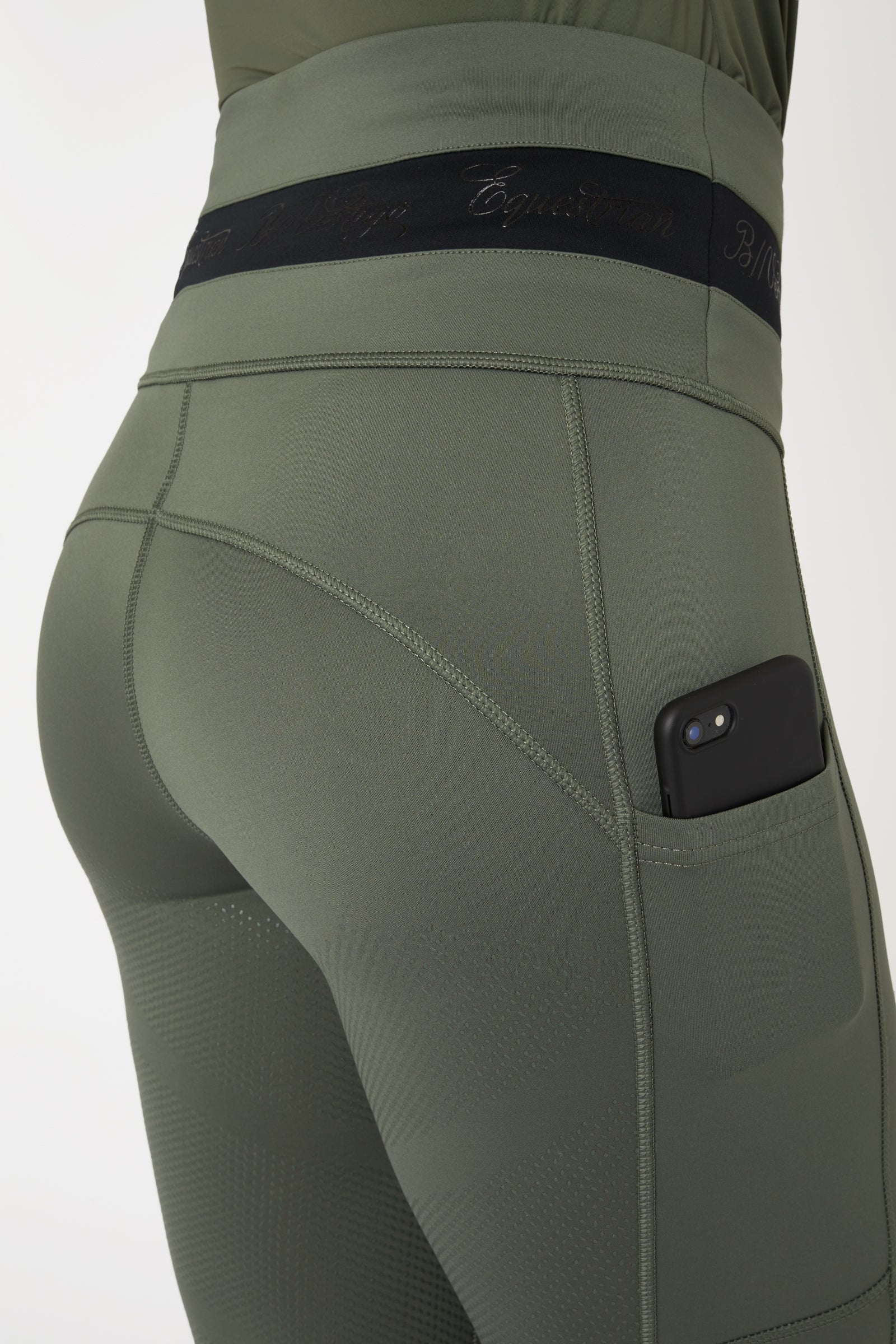 B Vertigo Caitlin Women's Full Seat Riding Tights with High Waist Womens Breeches