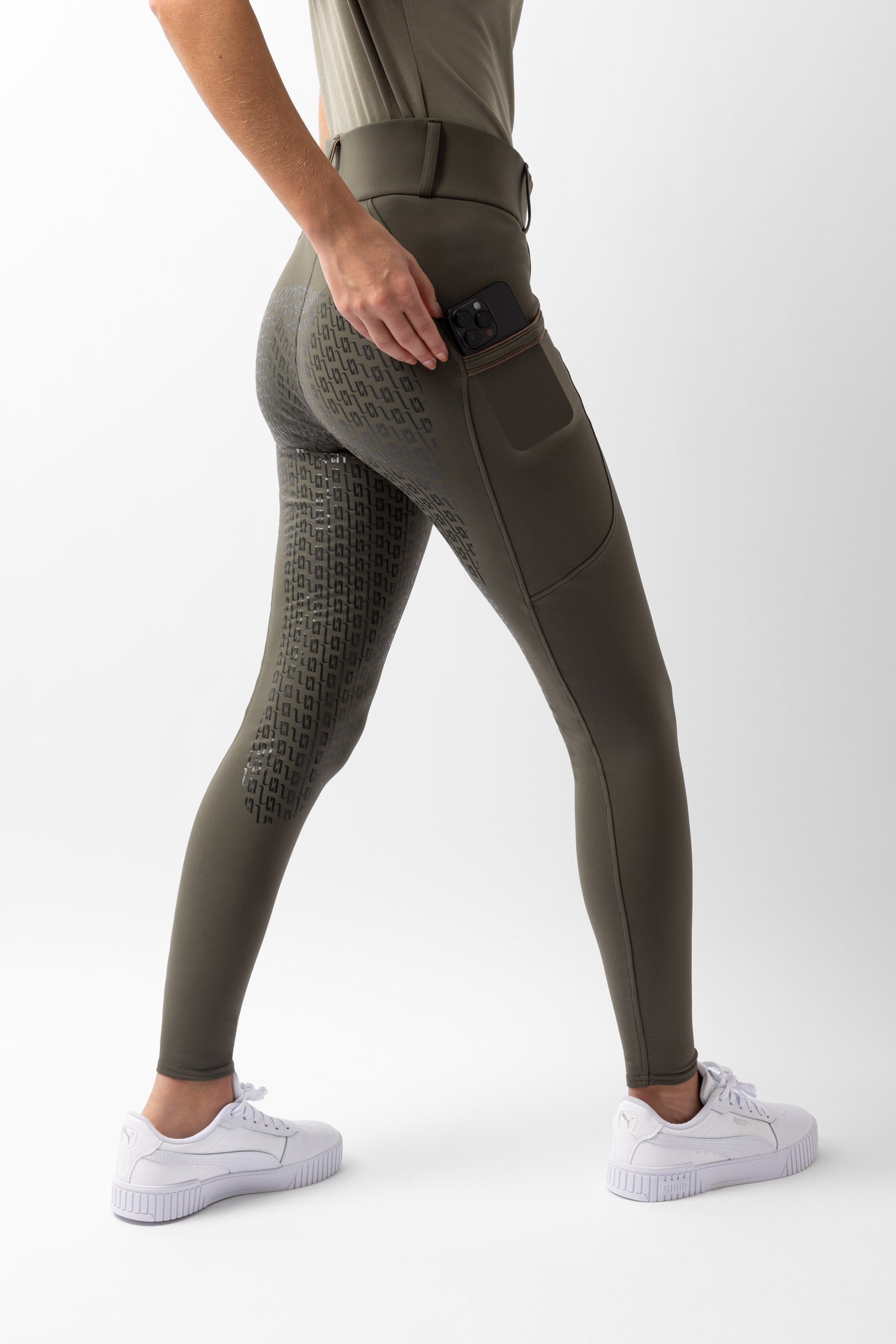Horze Noelle helforsterkede ridebukser til dame Womens Breeches