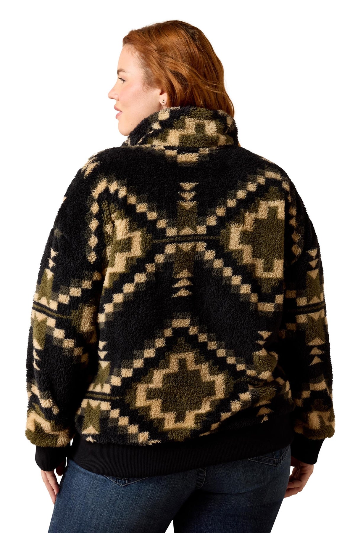 Ariat Berber Snap Women's Sweater With 1/2 Placket Women’s Riding Clothing