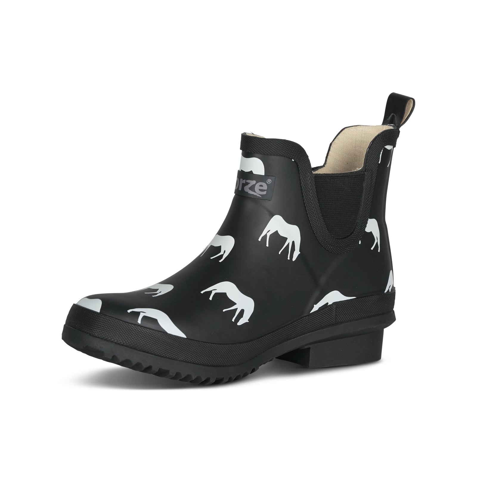 Horze Billie Women's Rubber Jodhpur Boots with Print Riding Boots & Riding Shoes