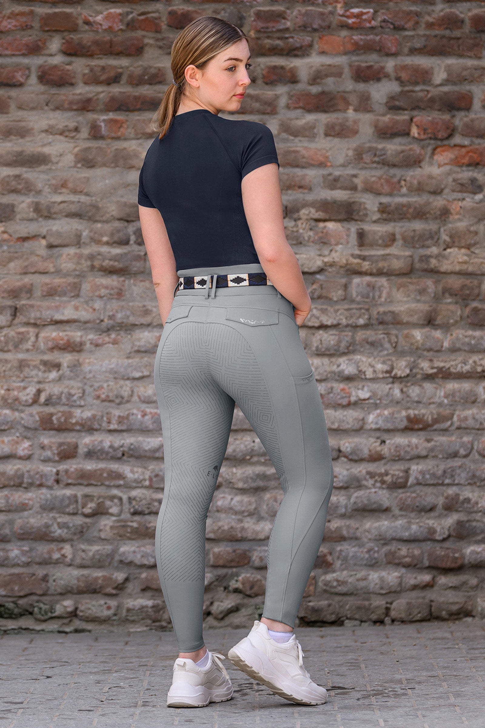 ELT Comfort Ride Glam dame ridebukse med fullgrip Womens Breeches