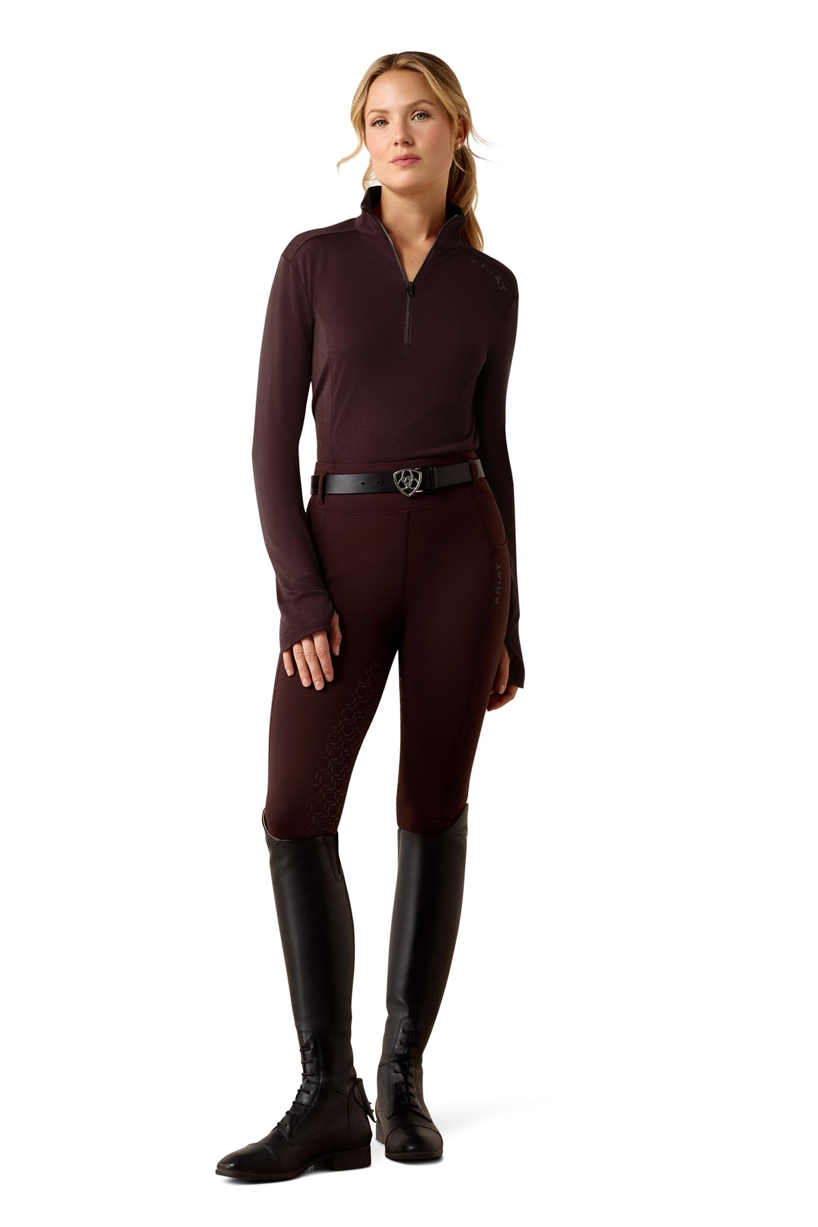 Ariat Cheviot Women's 1/4 Zip Baselayer Shirt Women’s Riding Clothing