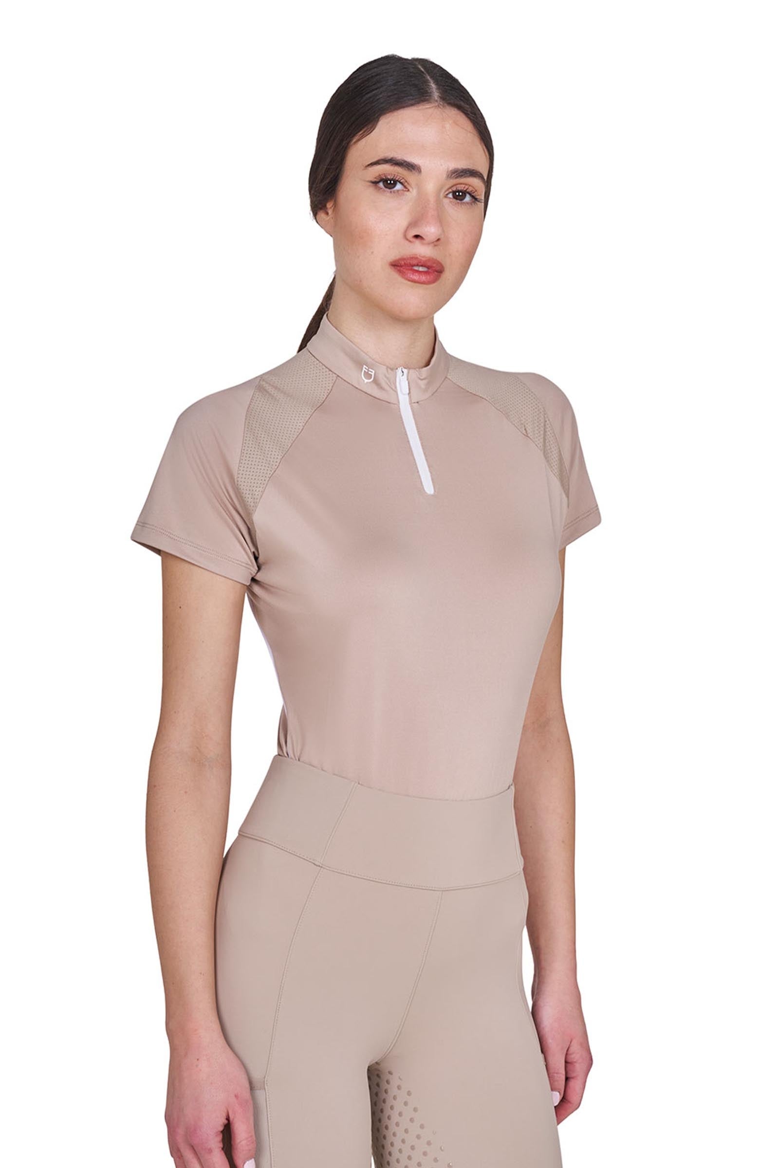 Equestro SS2026 Women's Technical Polo SS Zip Women’s Riding Clothing