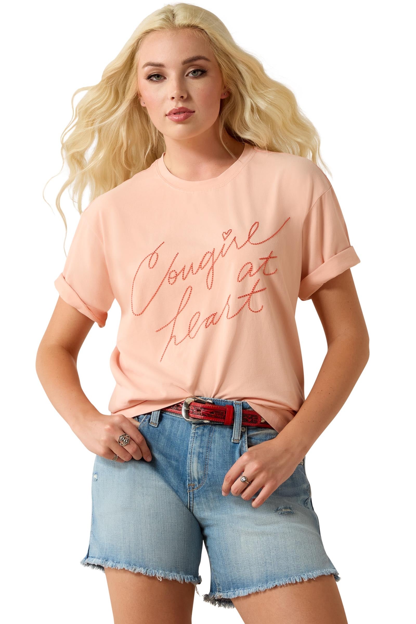 Ariat Women's Cowgirl at Heart T-Shirt Rideklær til dame