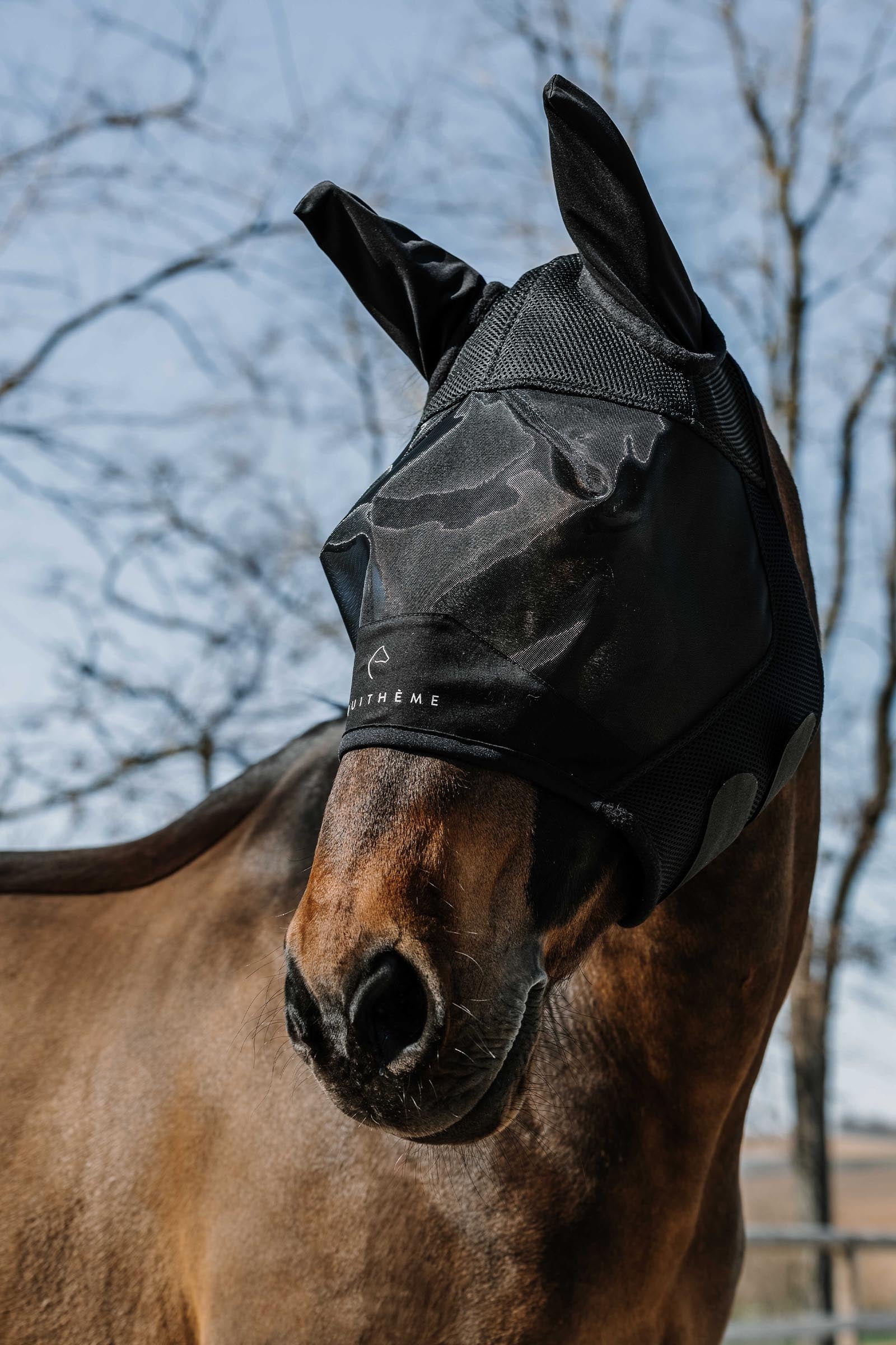 Equi Theme EQUITHÈME Mesh Fly Mask/ UV Mask Antifly Protection for Horses