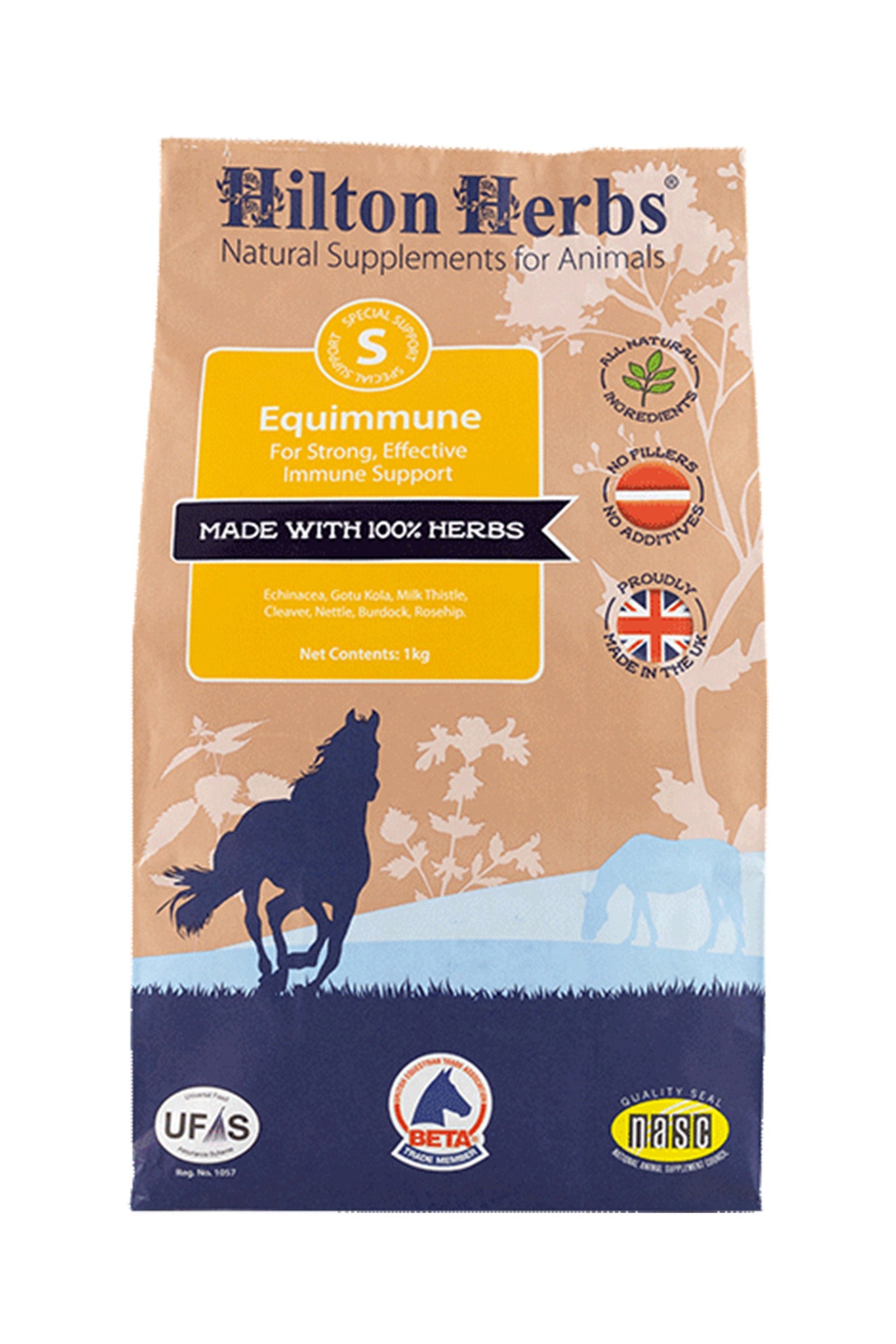 Hilton Herbs Equimmune, 1 kilo Horse Feed & Nutrition
