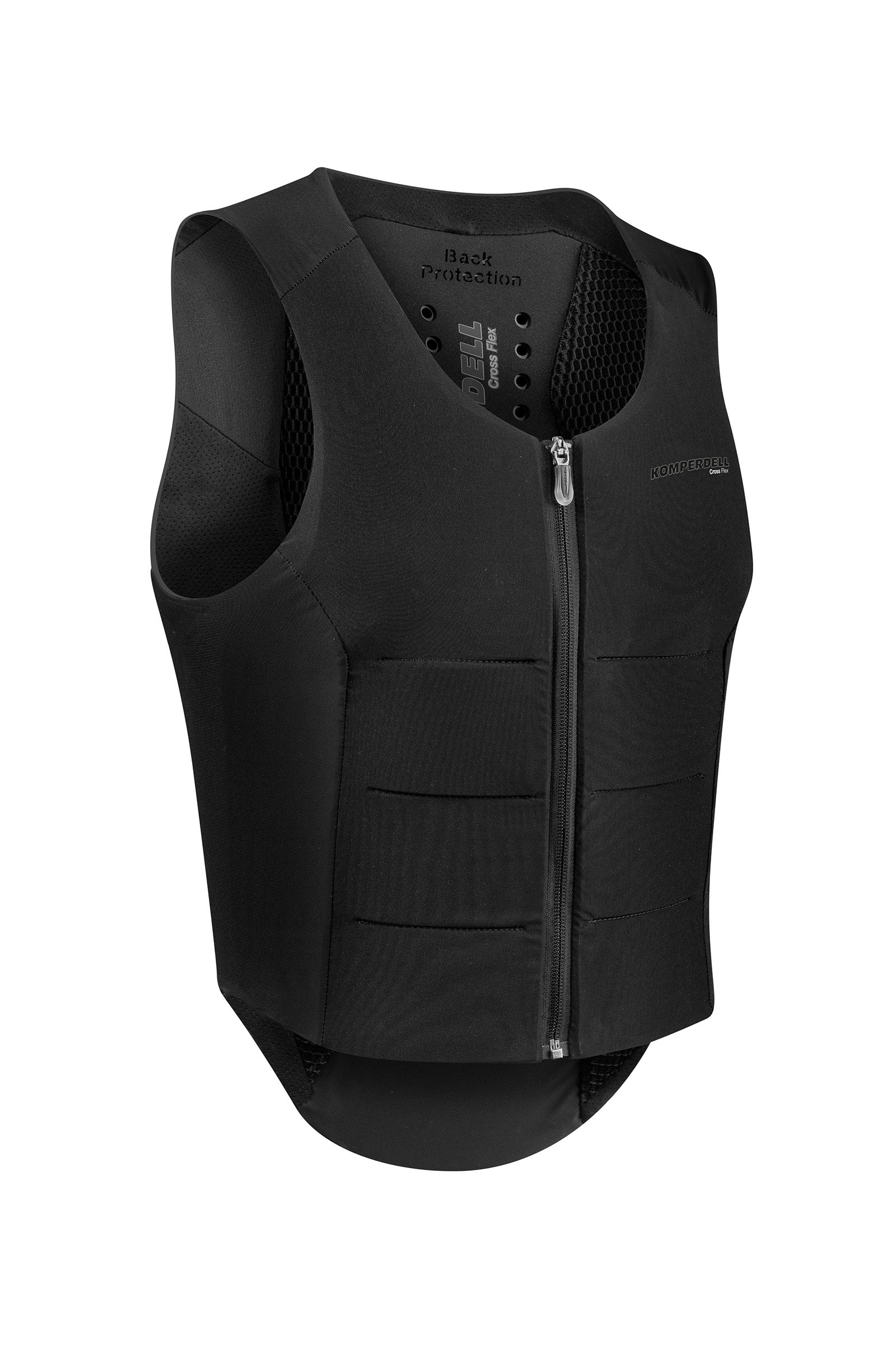 Komperdell FlexFit ballistisk vest med ryggbeskytter, normal passform Ridehjelm & sikkerhetsvest