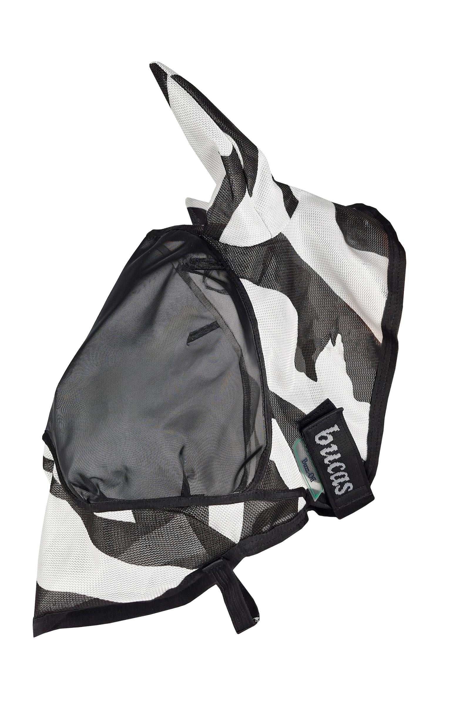 Bucas Buzz-Off Zebra Deluxe Fluemaske Fluebeskyttelse til hest