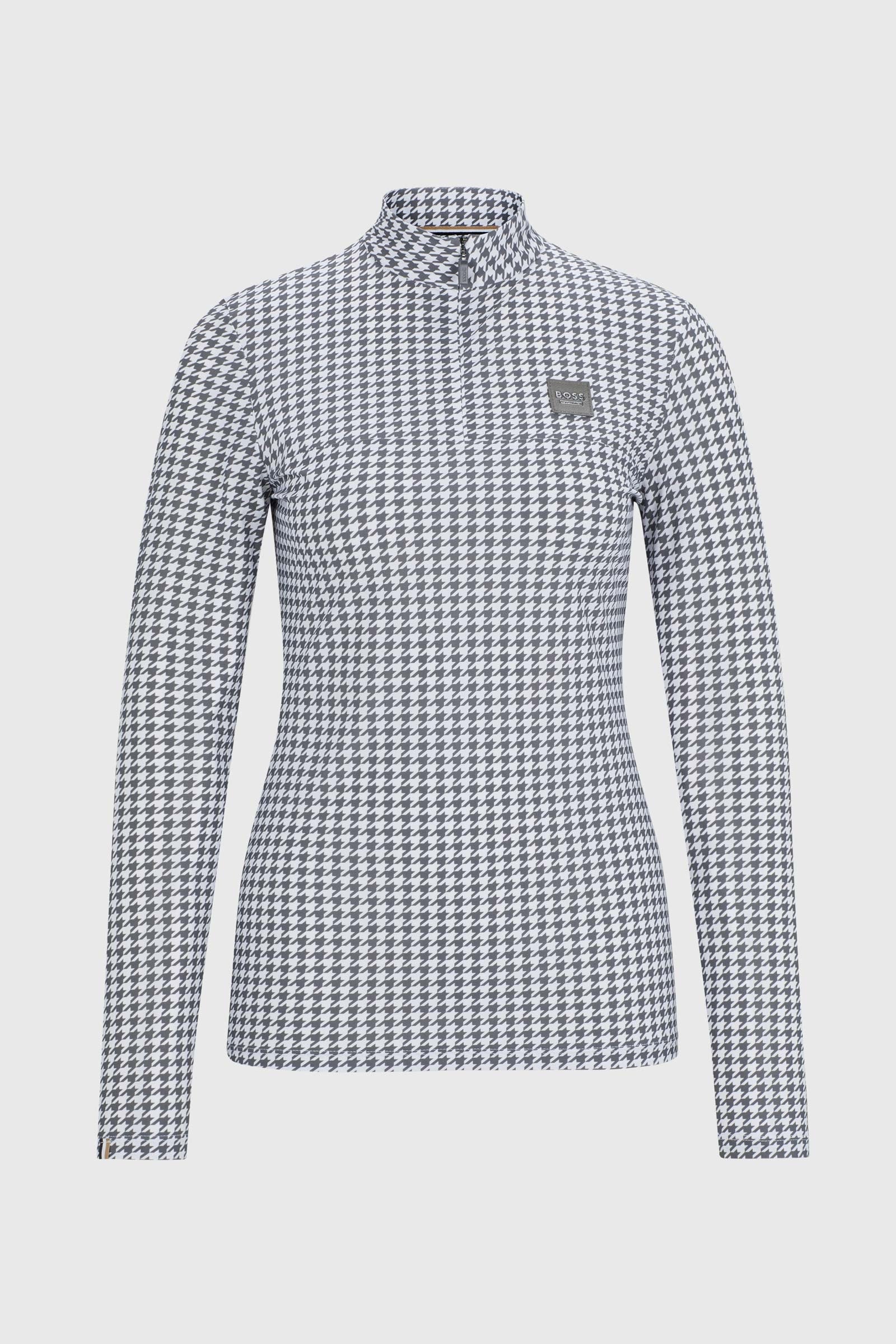 BOSS Equestrian Boss Rachel treningsskjorte Houndstooth Rideklær til dame