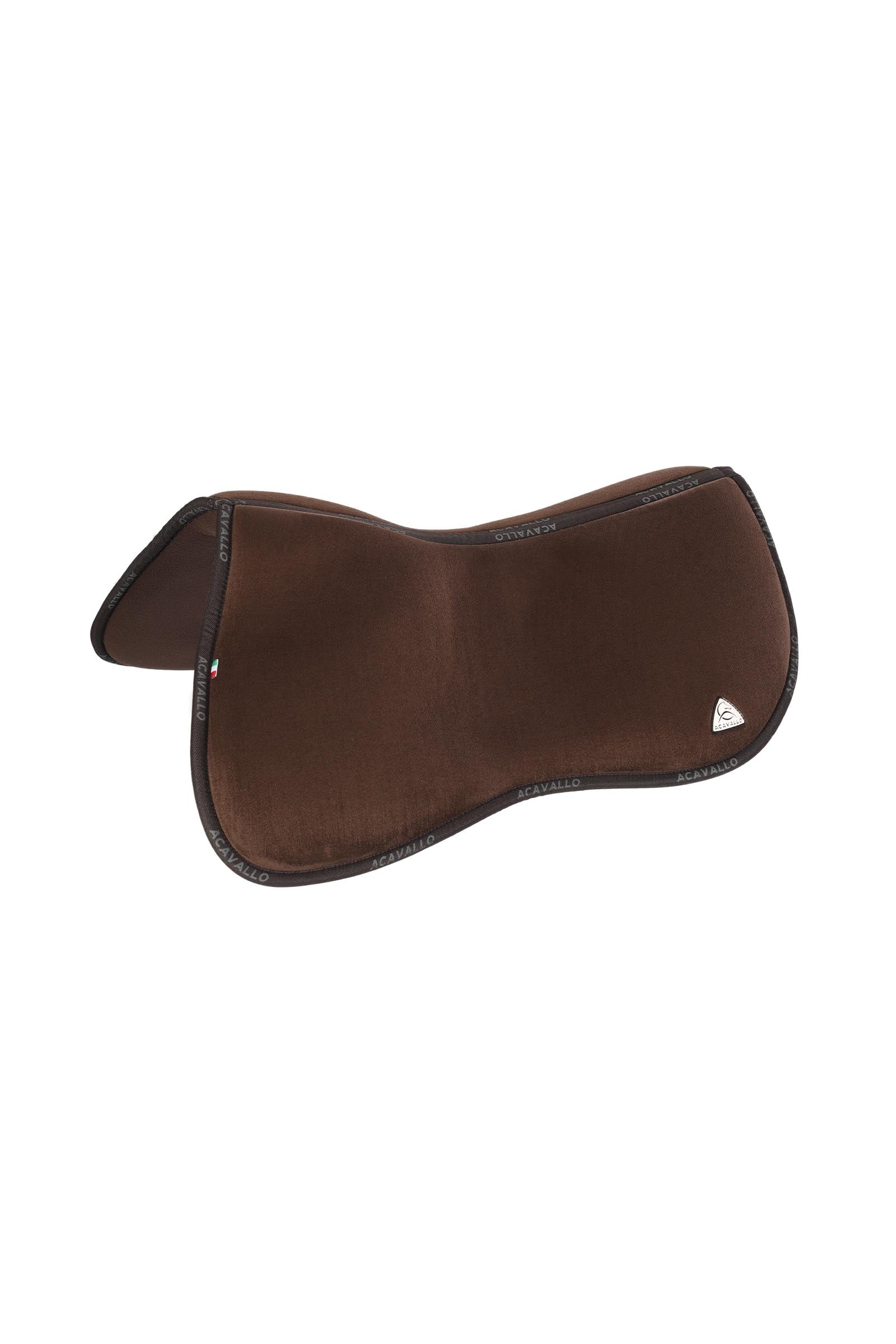Acavallo Classic memory foam halvpad i semsket med bakre oppbygning Sjabraker