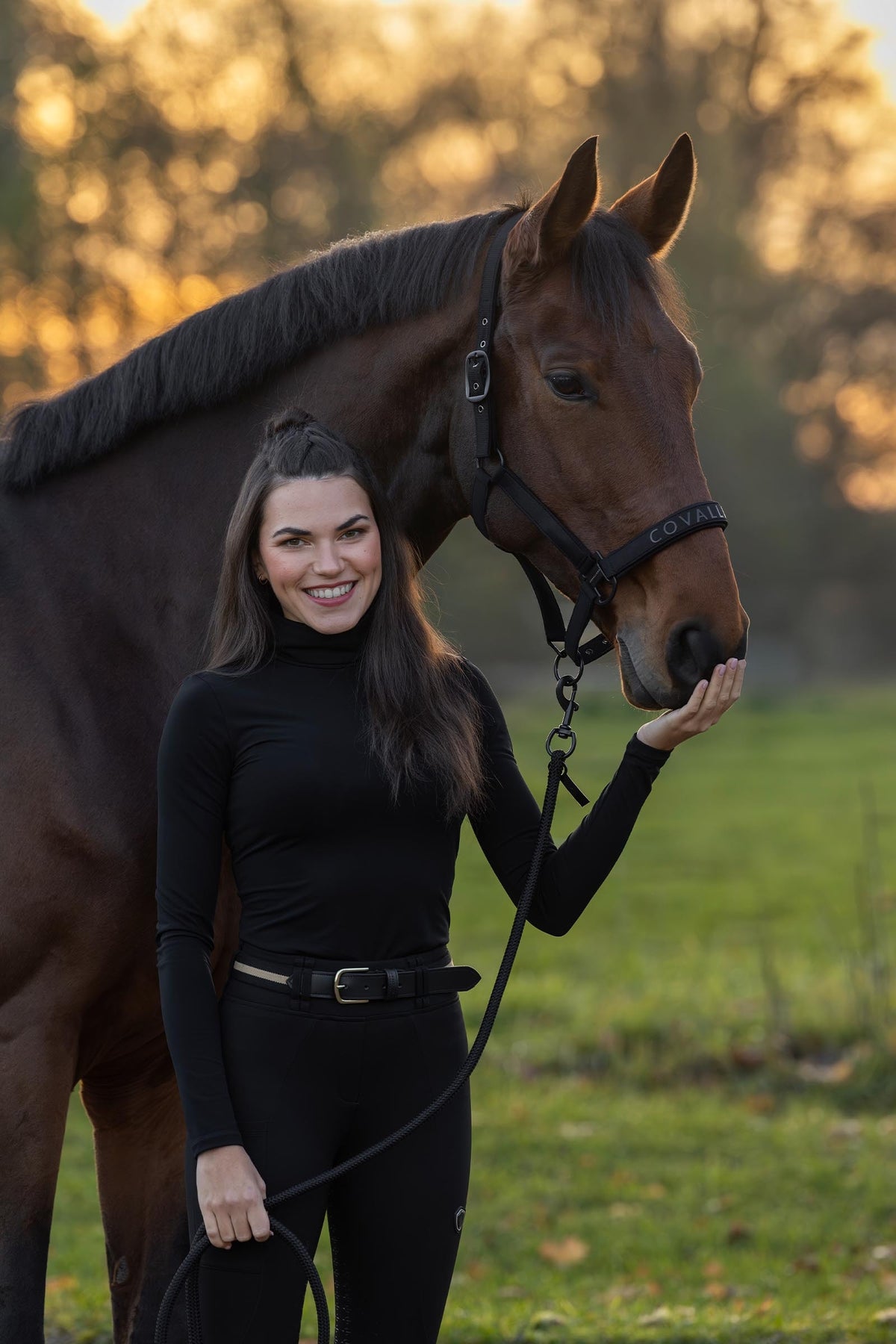 Covalliero FW26 Womens Active Turtleneck Shirt Women’s Riding Clothing