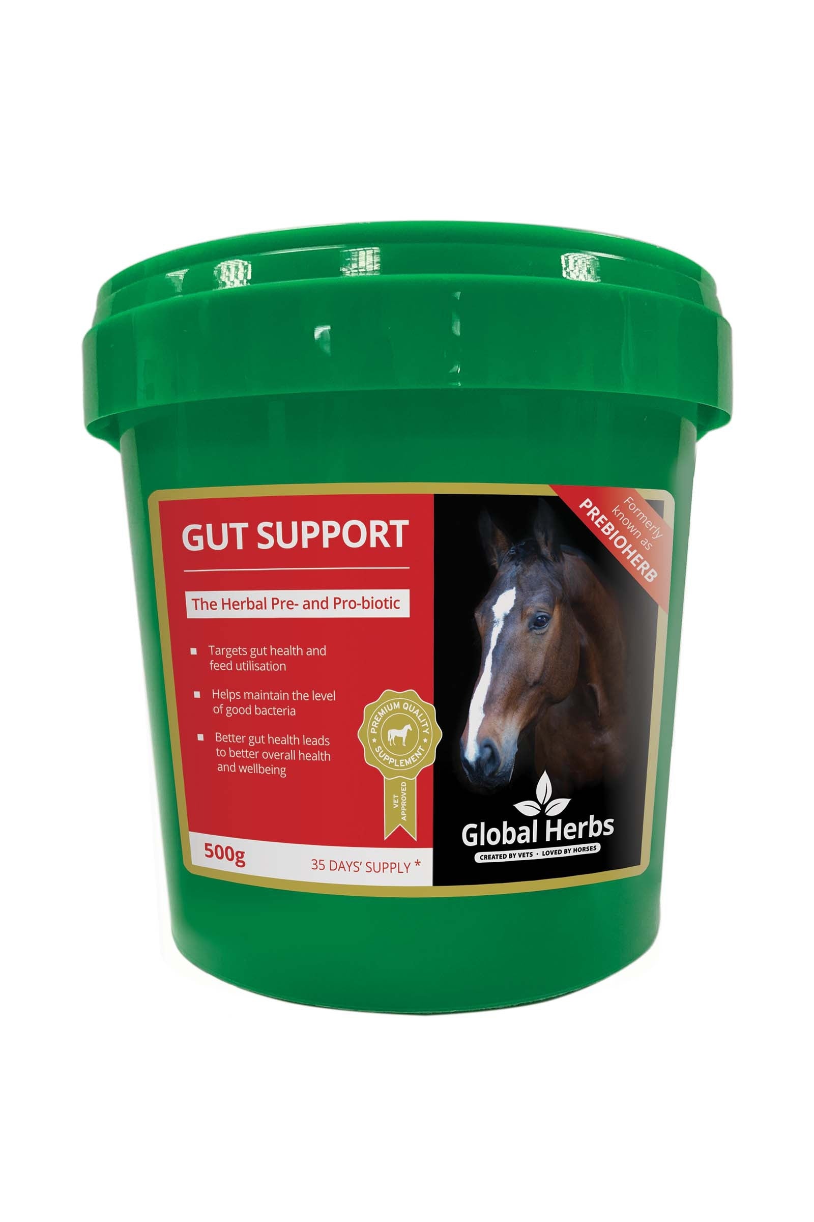 Global Herbs Gut Support 500 gram Horse Feed & Nutrition