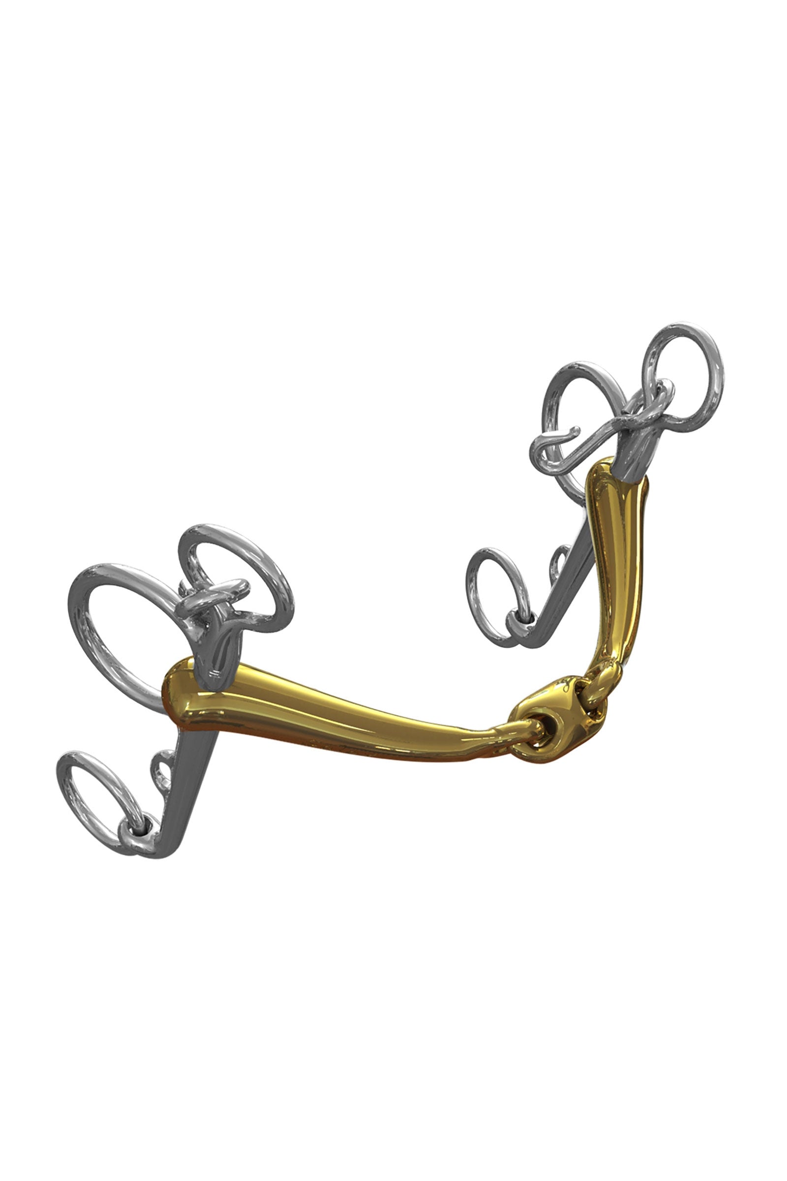 Neue Schule Bits NS Bits Tranz, 16 mm, tredelt pelham, 7 cm sjenkler Bitt