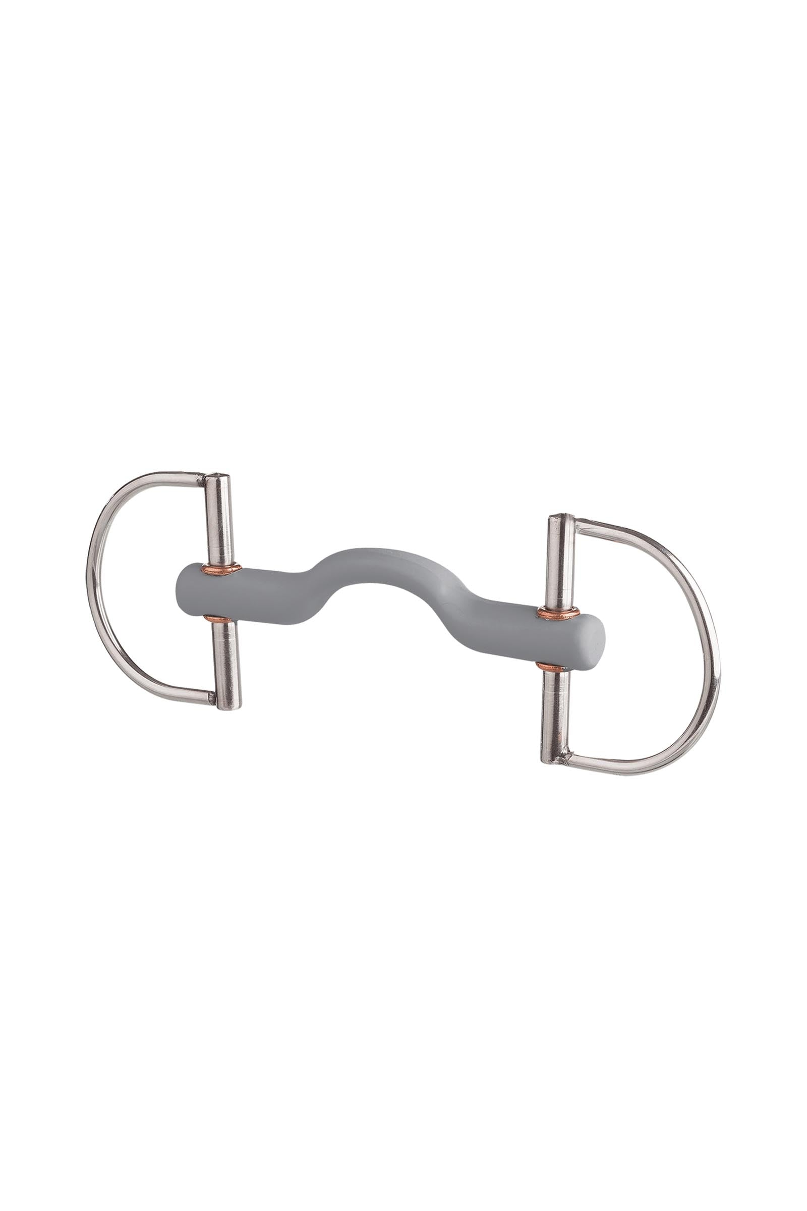 Beris D-rings bitt med tungebue, myk Bitt