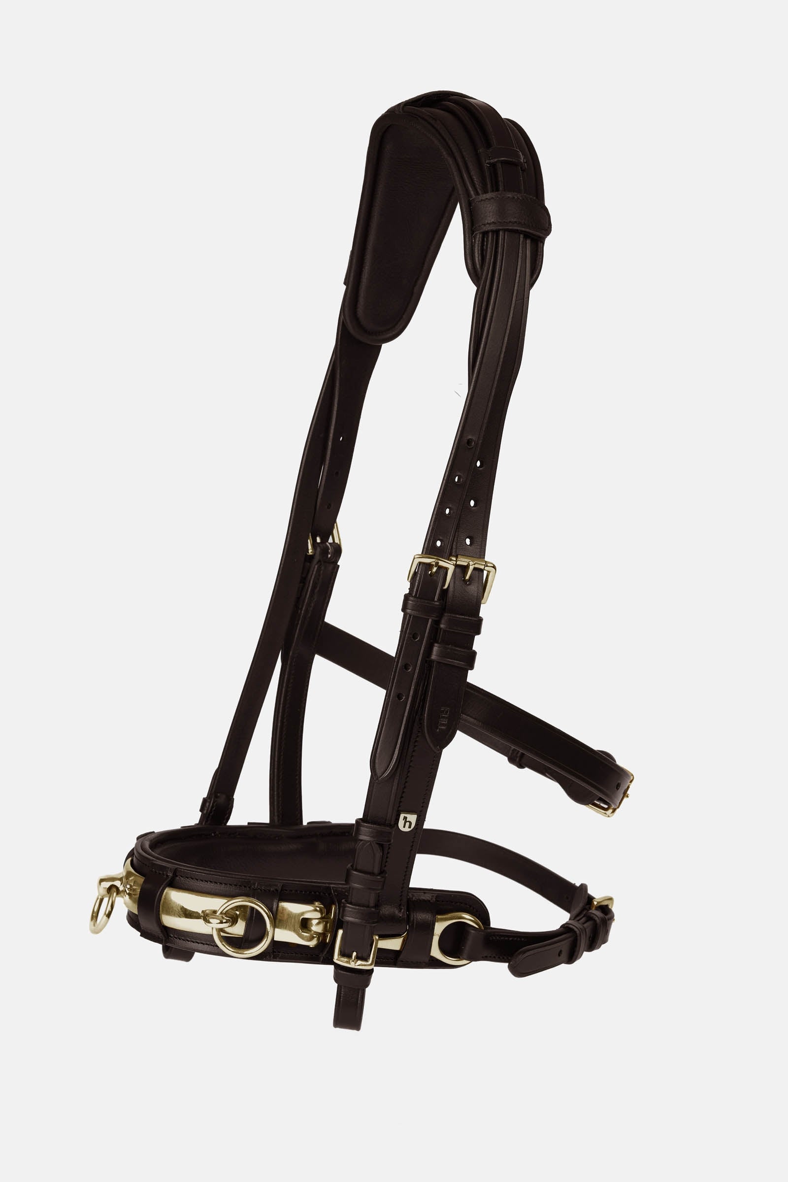 Horze Leather Cavesson Horse Training