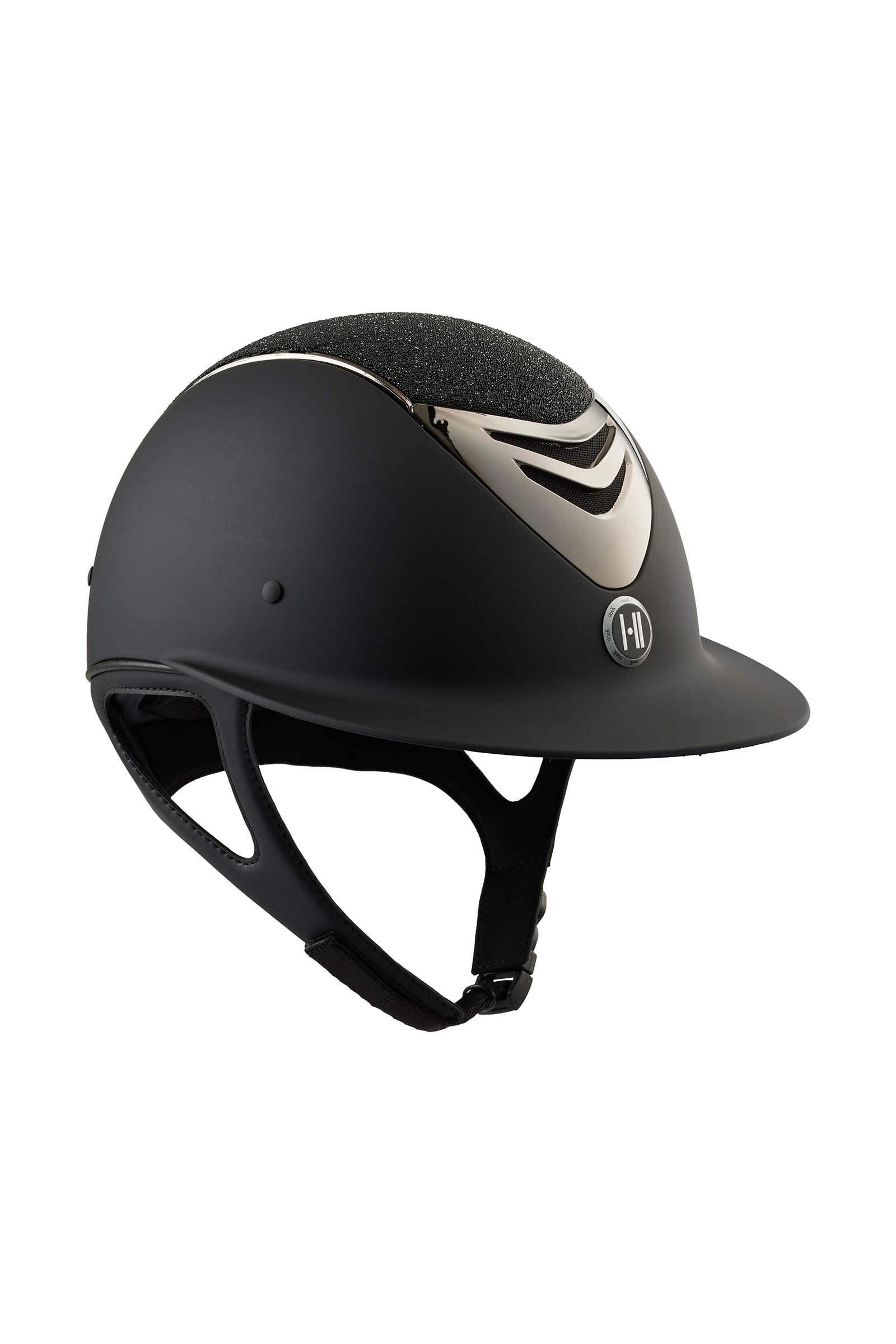 OneK MIPS Avance Matt Glitter Black Chrome Ridehjelm & sikkerhetsvest