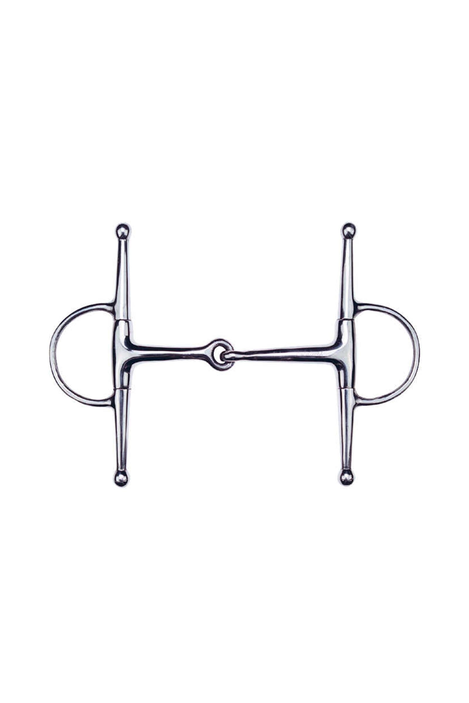 Feeling FEELING Full Cheek Snaffle with Eggbutt Rings Bitt