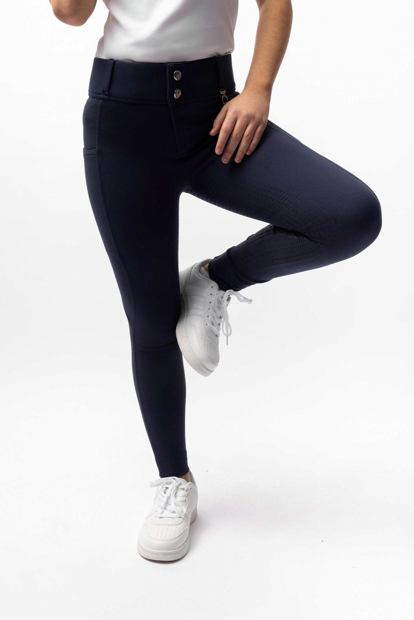 Horze Mira Barne helforsterkede ridebukser Rideklær til barn