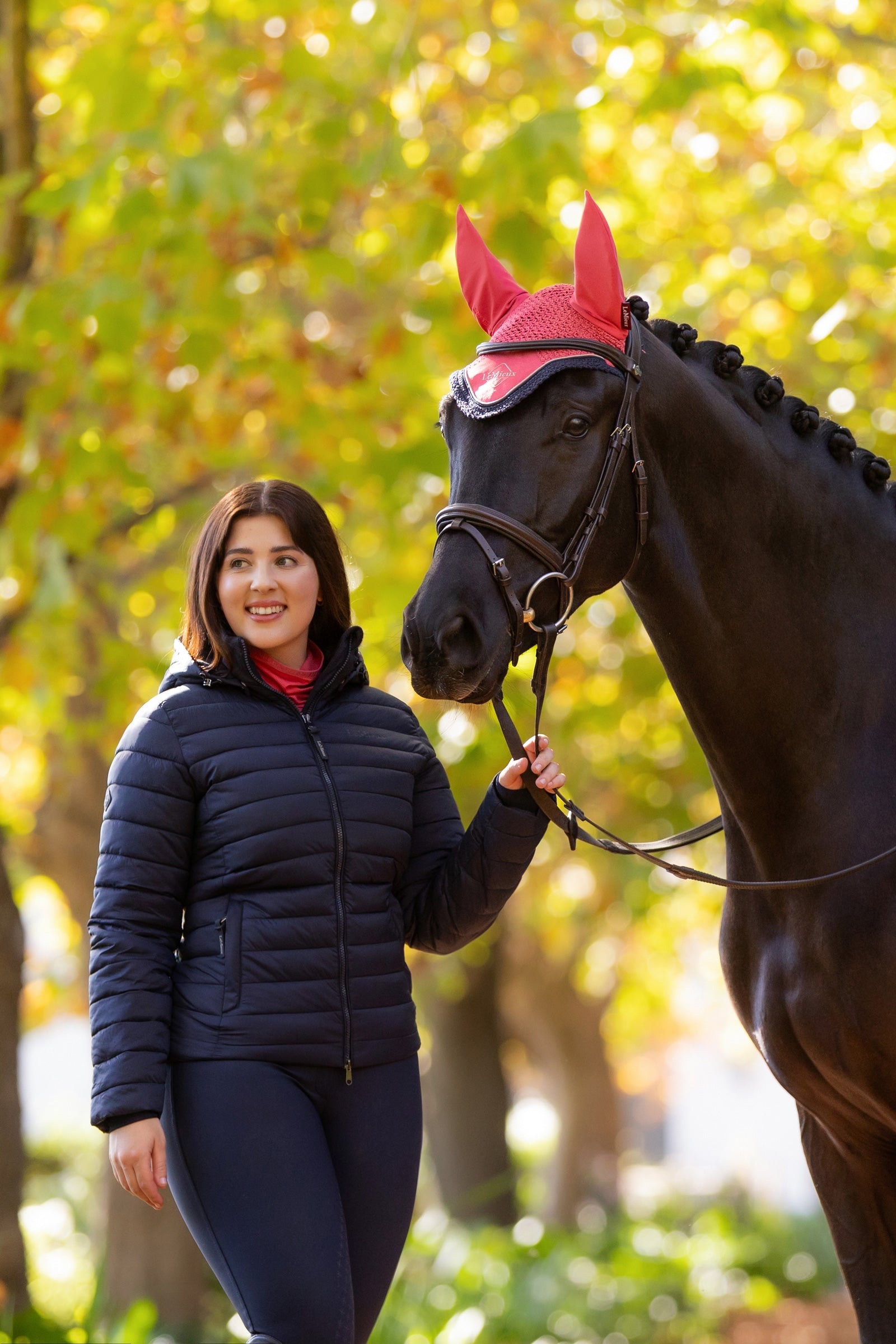 LeMieux Rose Women´s Hooded Puffer Jacket Women’s Riding Clothing