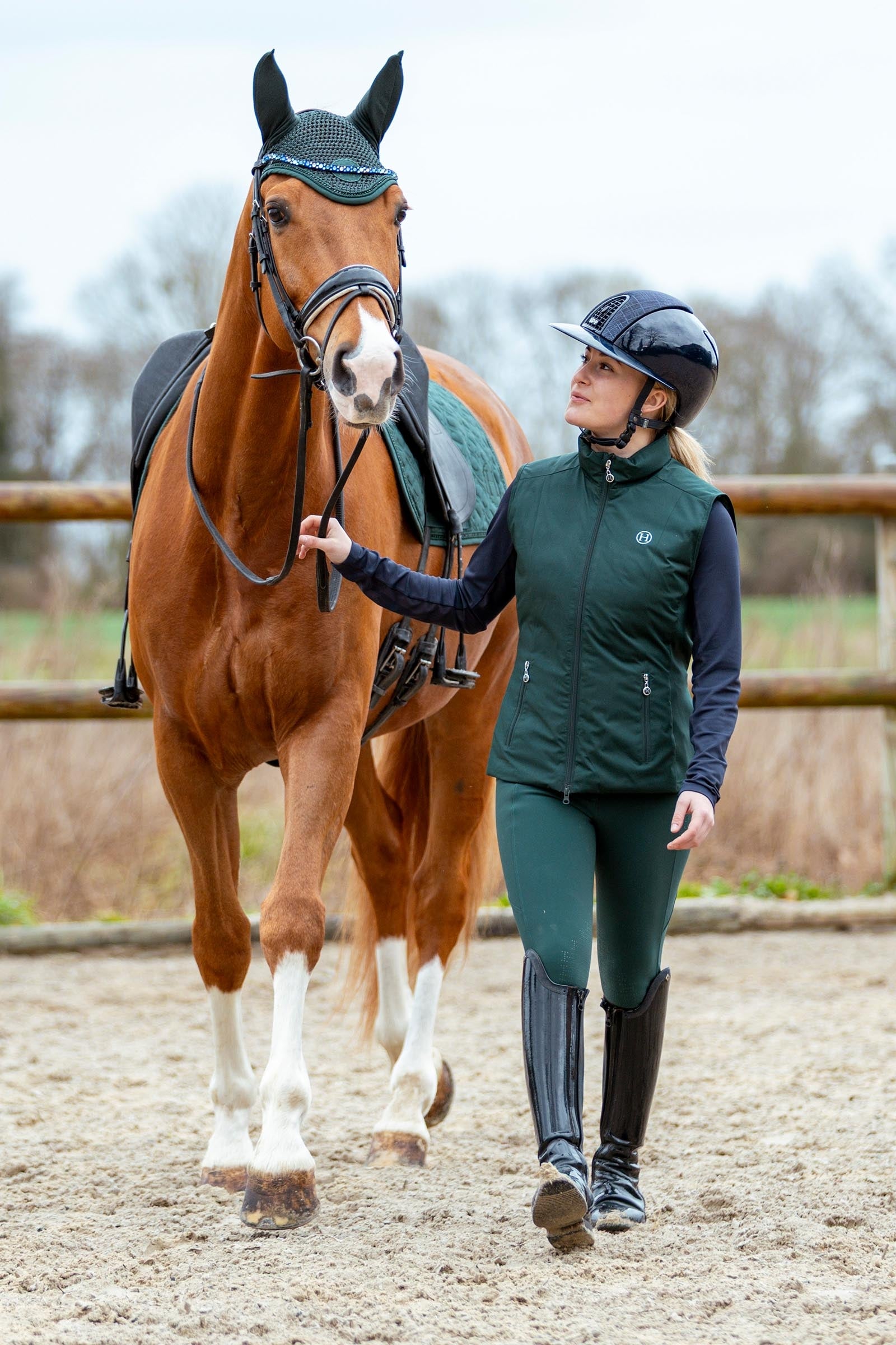 Harcour Fablir Horse Fly Veil Antifly Protection for Horses