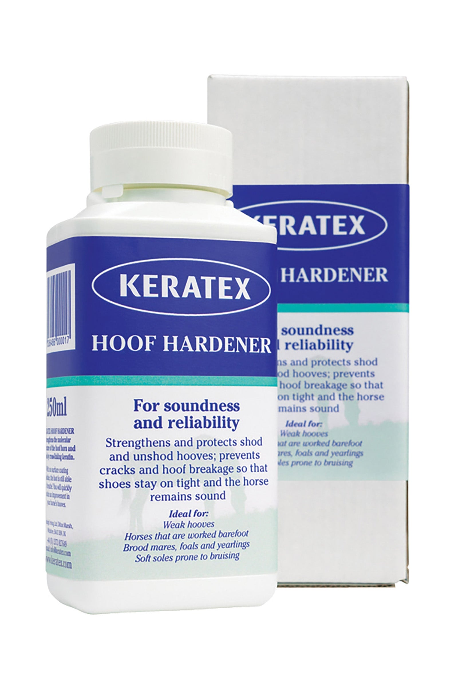 Keratex Hoof Hardener, 250 ml. Hestepleie