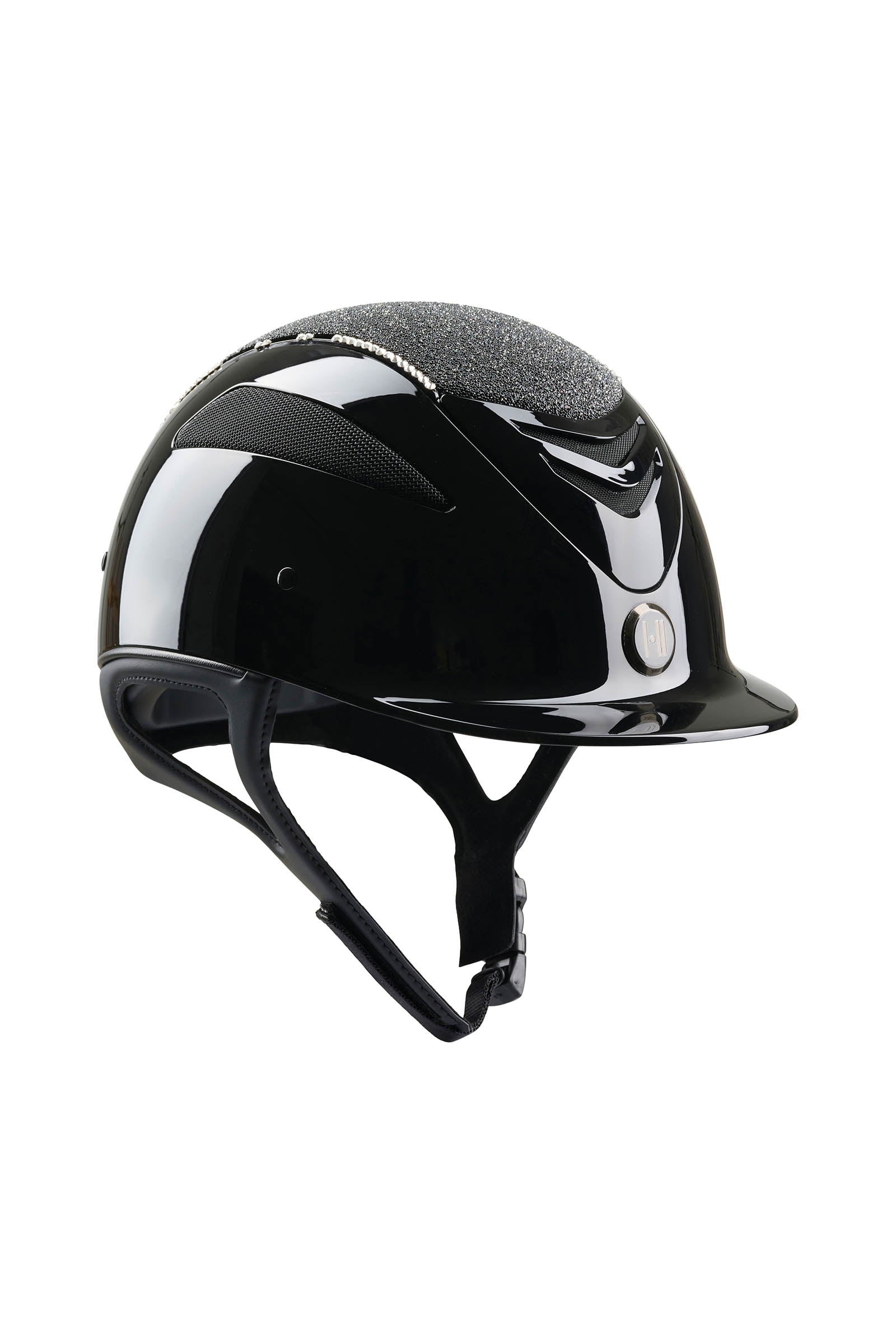 OneK Defender Pro Glossy Glitter Swarovski Ridehjelm & sikkerhetsvest