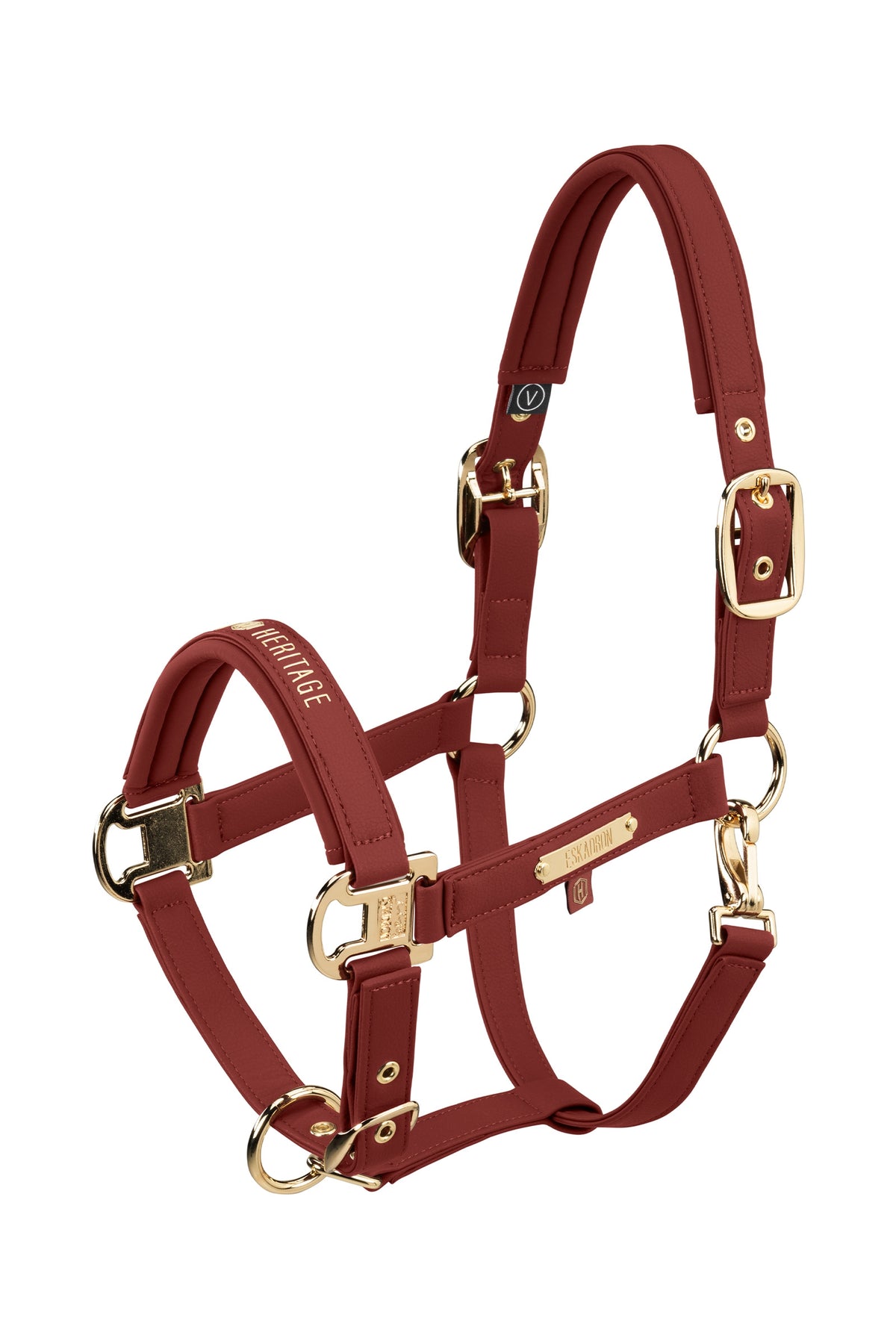 Eskadron Heritage 26/27 Faux Leather Double PIN Headcollar Halters & Leads