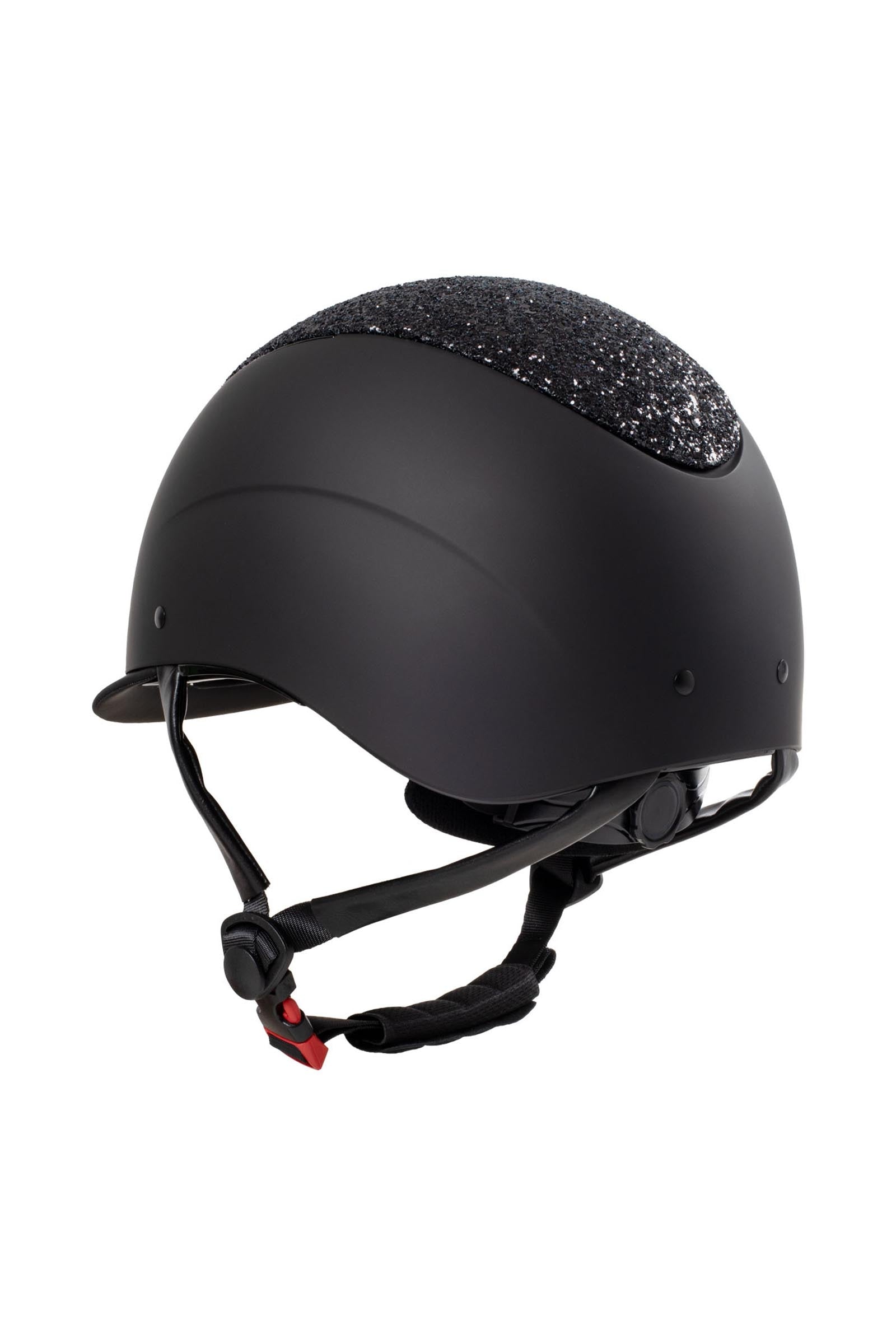 Equestro Narrow Visor Helmet With Rhinestones En 1384-2023 Homologation Safety Equipment