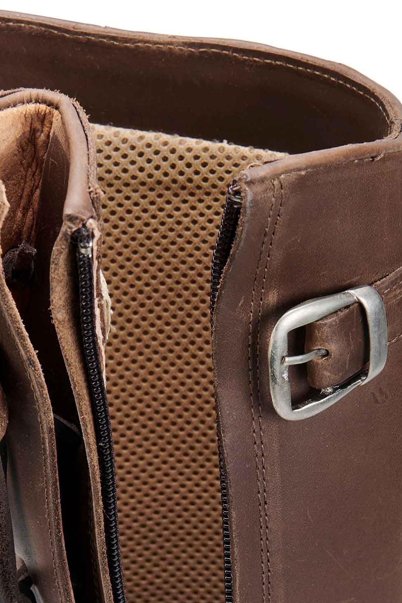 Equestro Unisex Boots With Breathable Inner Lining Riding Boots & Riding Shoes