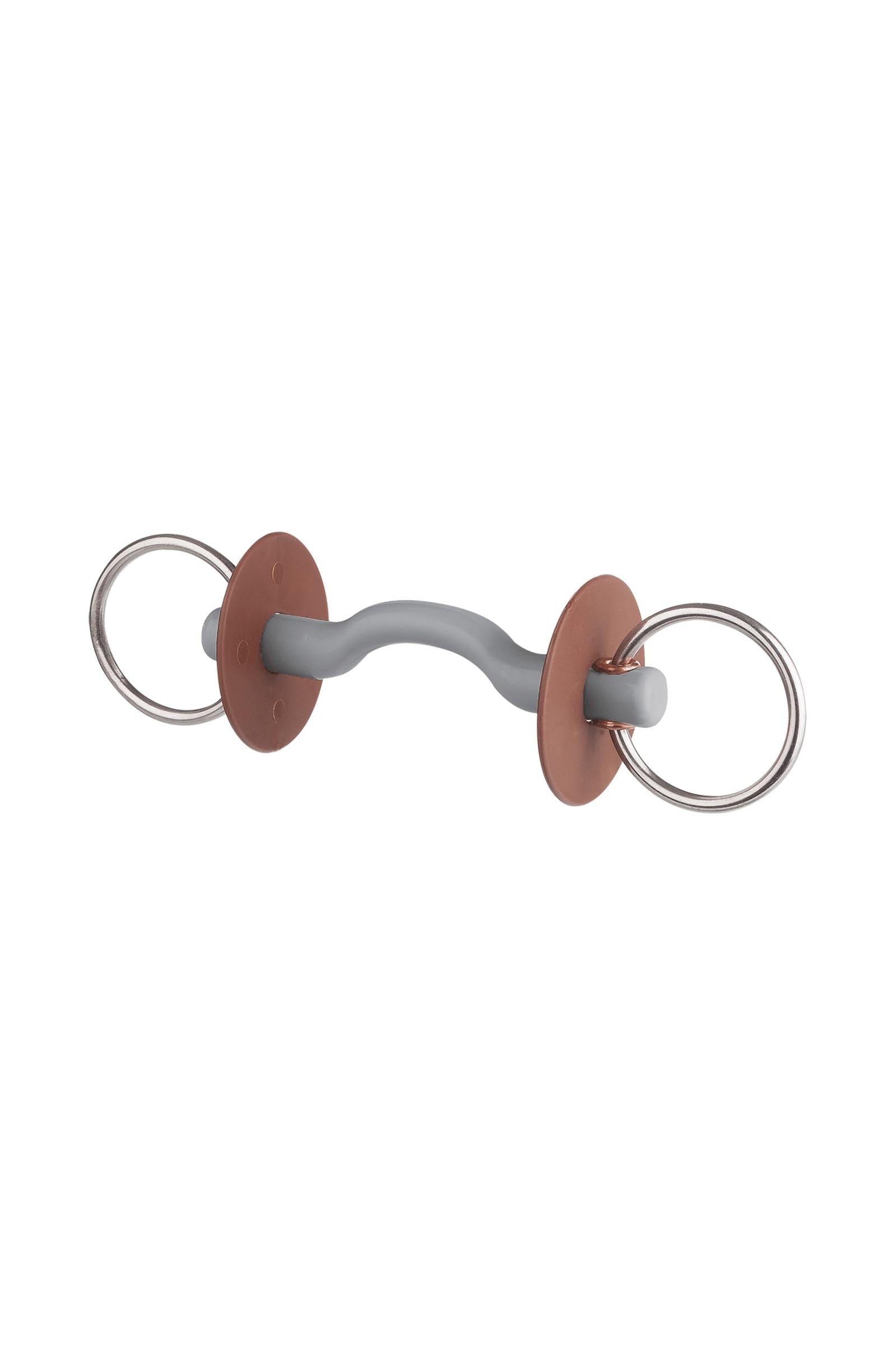 Beris beris trinsebitt med løse ringer, 18 mm, og tungefrihet, mykt (ringer: 6 cm) Bitt