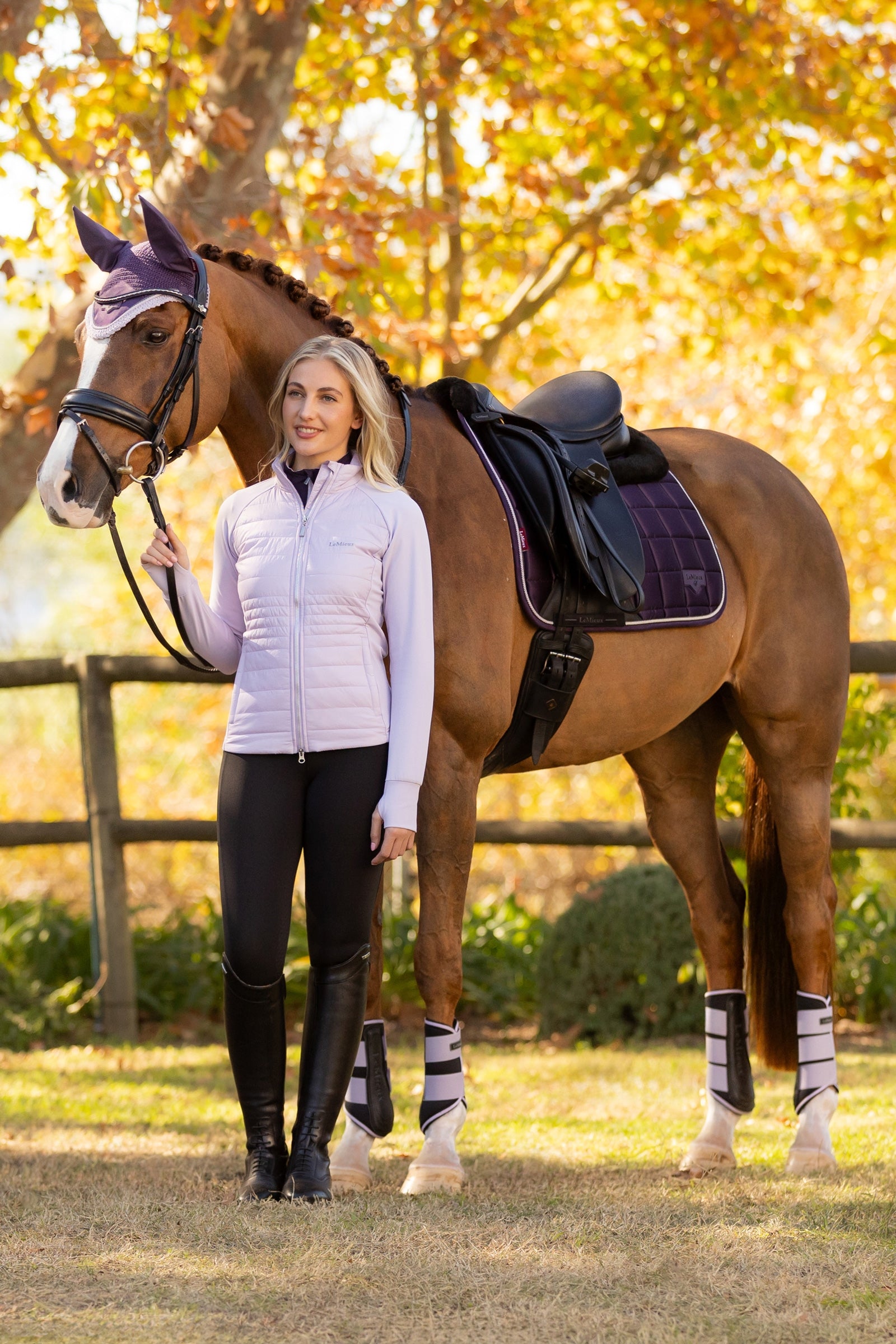 LeMieux Merino+ Loire Classic Dressage Saddle Pad Saddle Pads