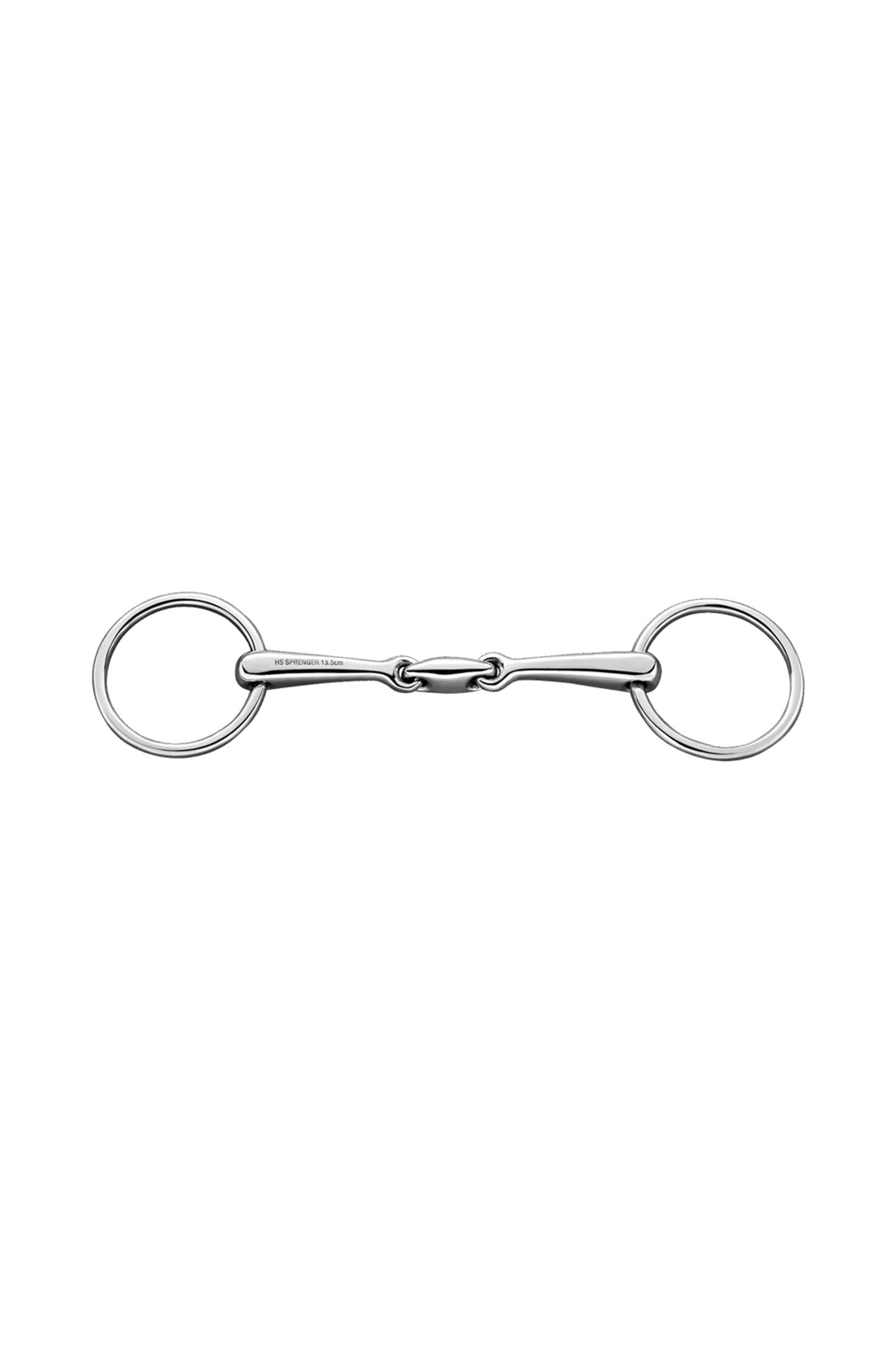 Sprenger Max Control bridon, dobbelt leddet, 12 mm, rustfritt stål Hodelag & Tøyler