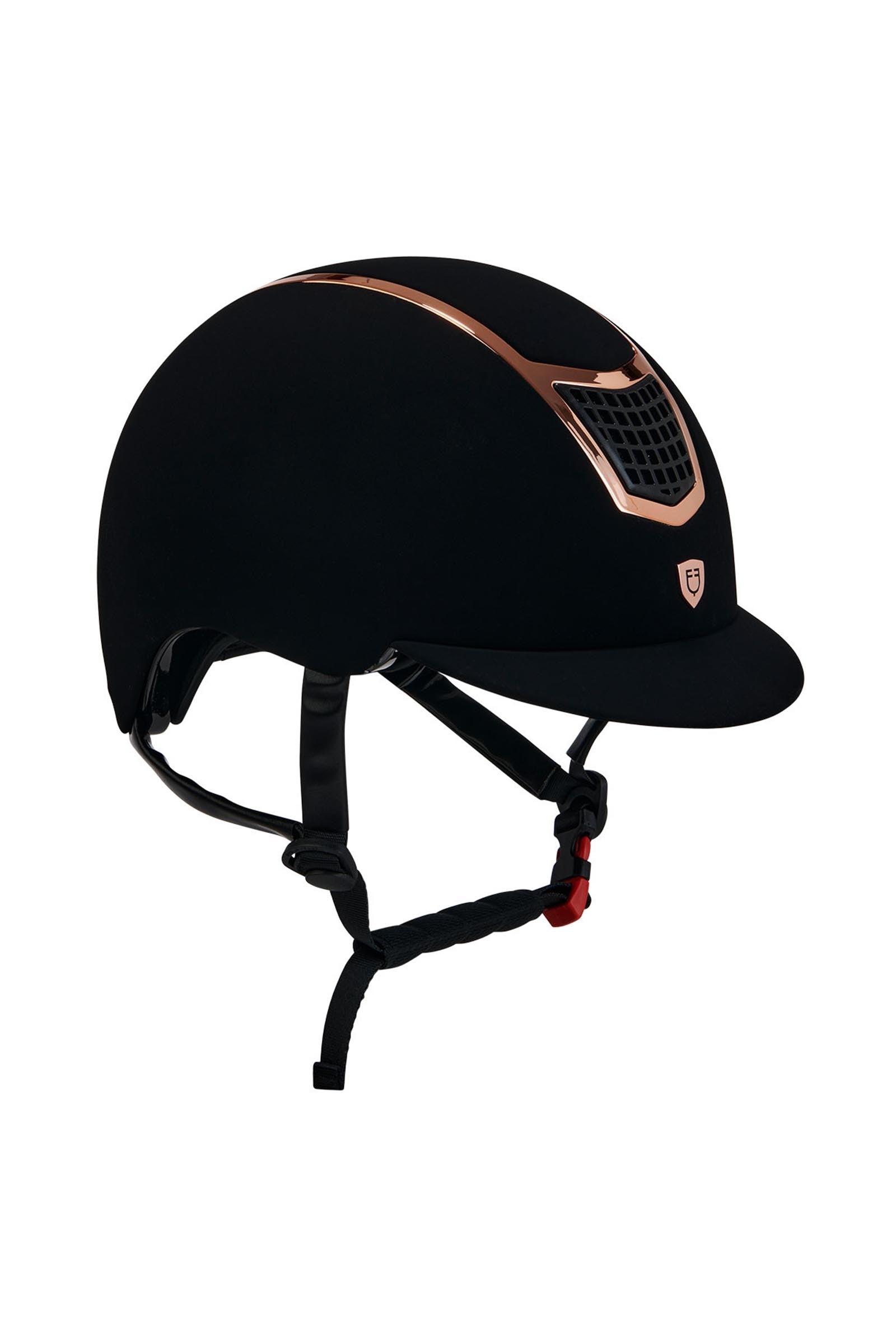 Equestro Helmet With Colored Velvet Frame Safety Equipment