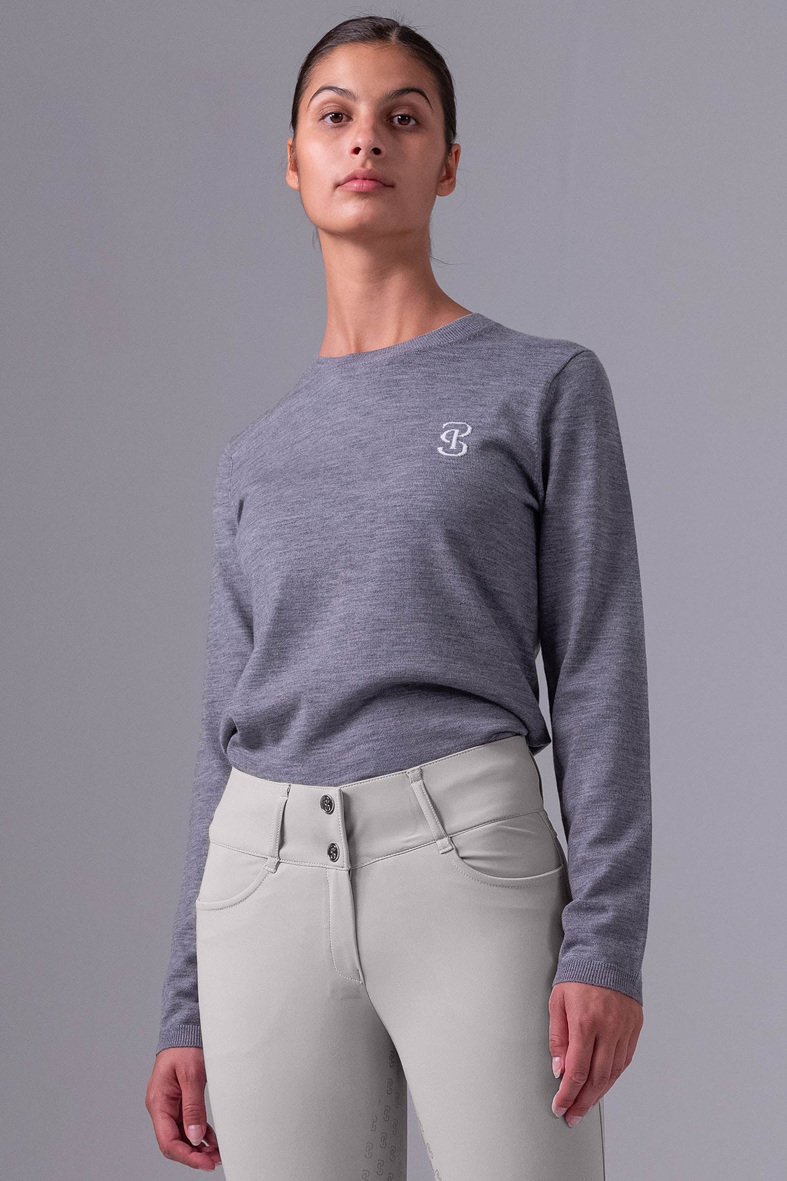 PS of Sweden PS Women´s Logo Knit Sweater Rideklær til dame