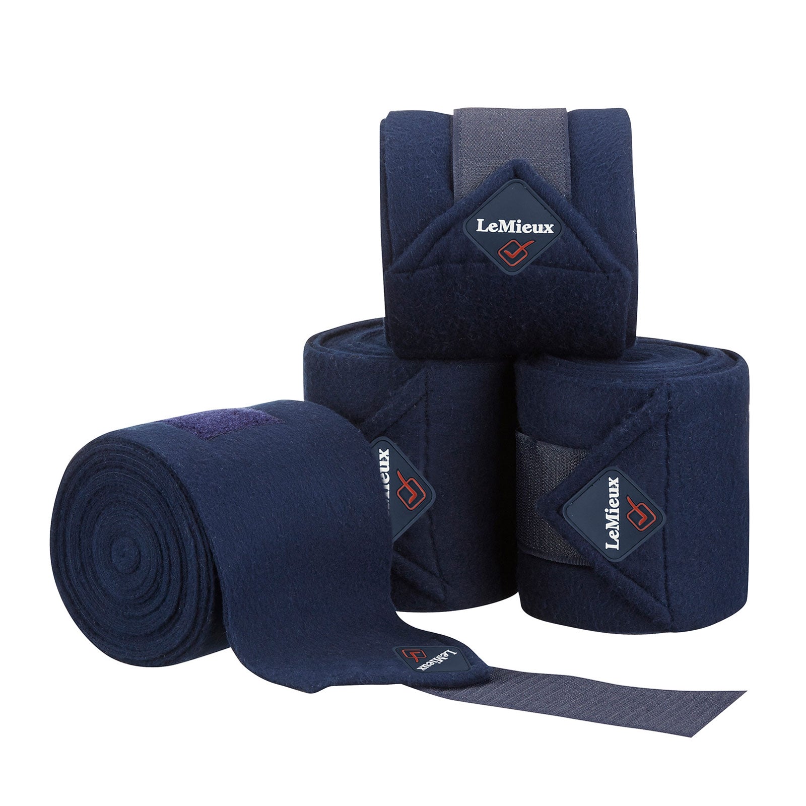 LeMieux Luxury fleecebandasjer, sett med 4 Leg & Hoof Protection