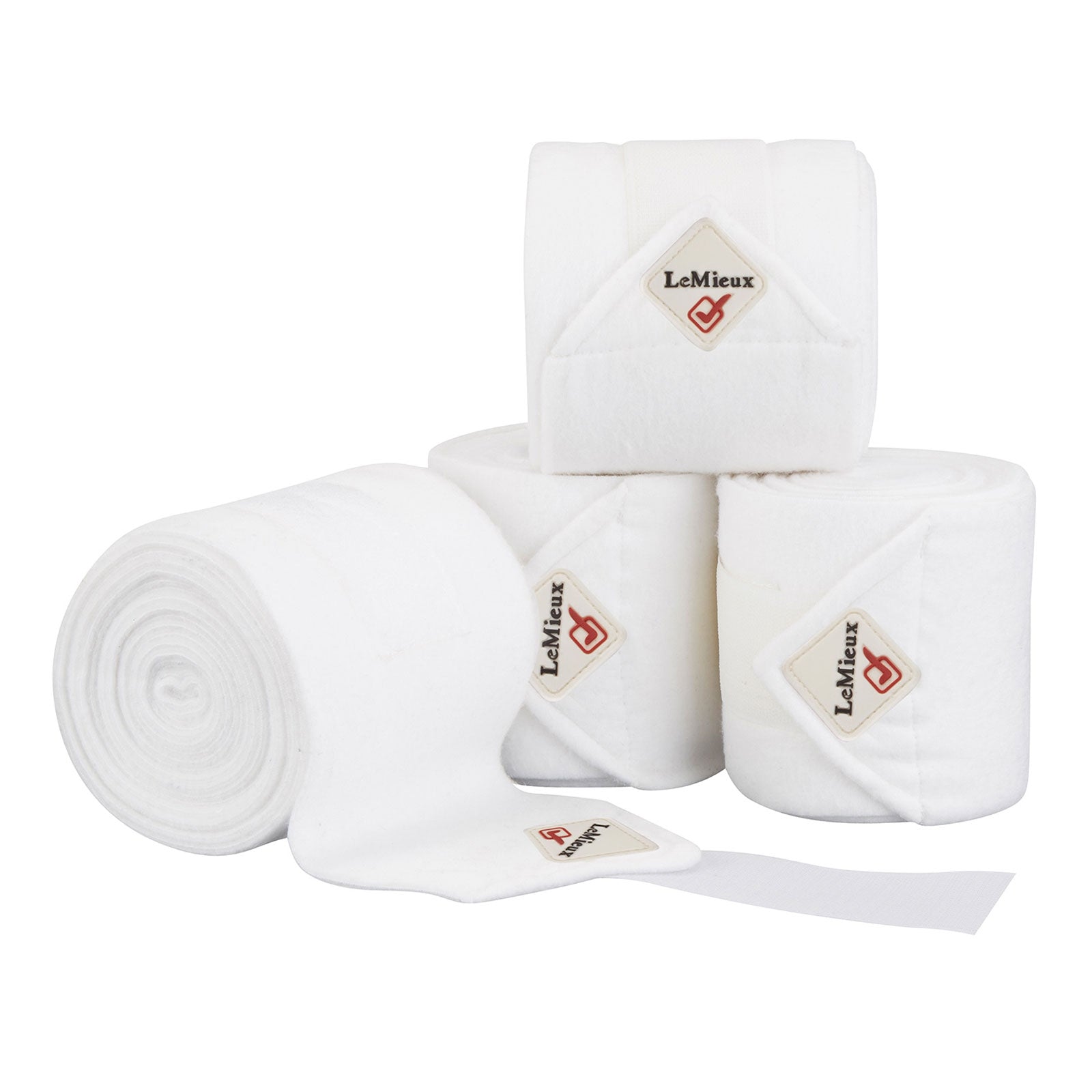 LeMieux Luxury fleecebandasjer, sett med 4 Leg & Hoof Protection
