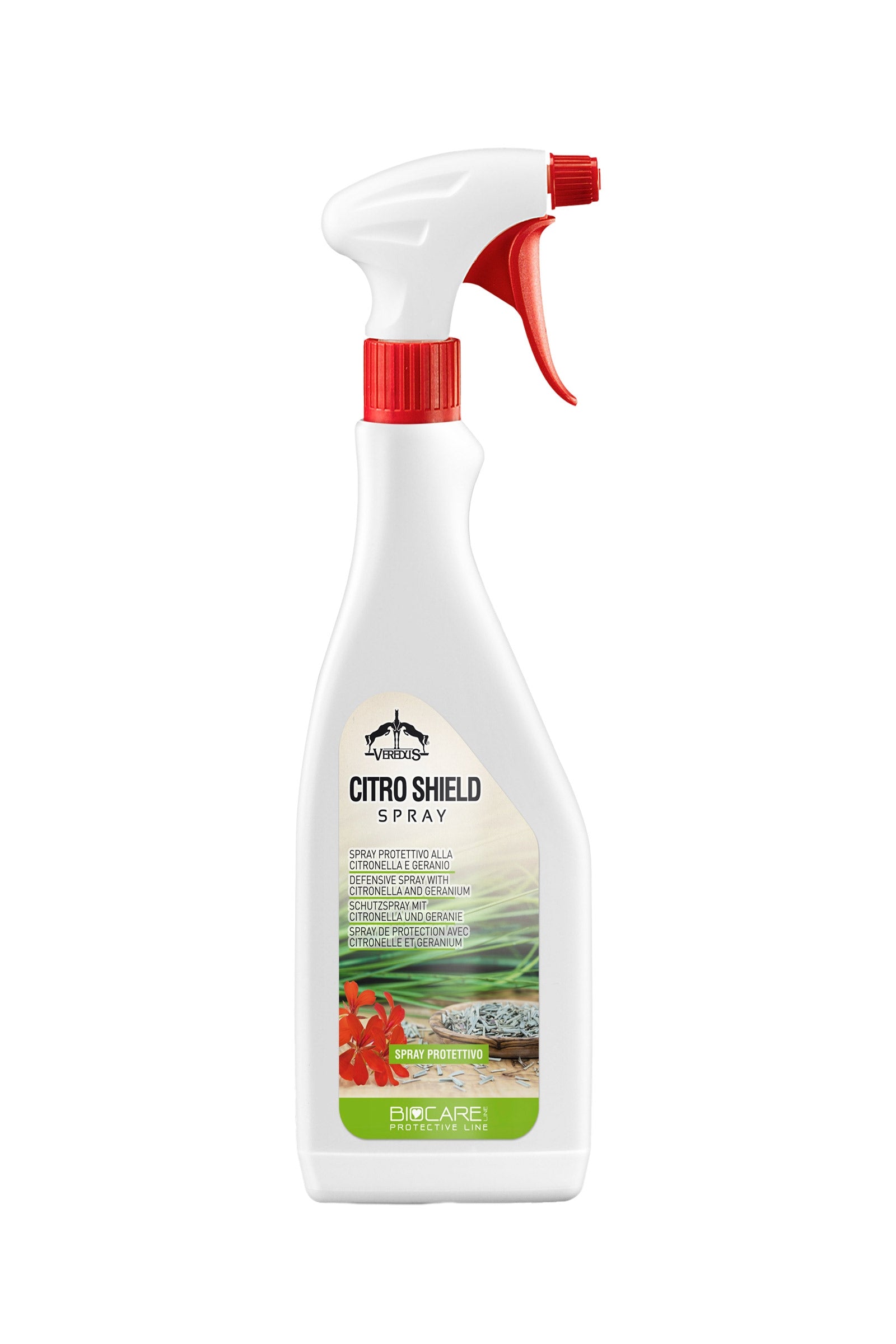 Veredus Citro Shield insektavvisende spray, 500ml Fluebeskyttelse til hest