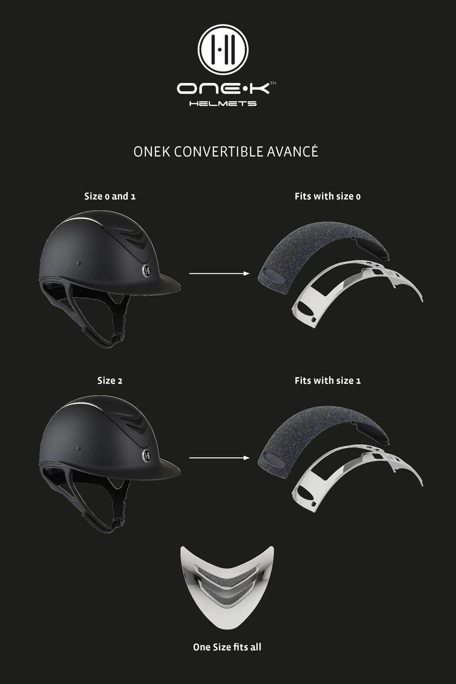 OneK Onek Defender Convertible Top Glitter Ridehjelm & sikkerhetsvest