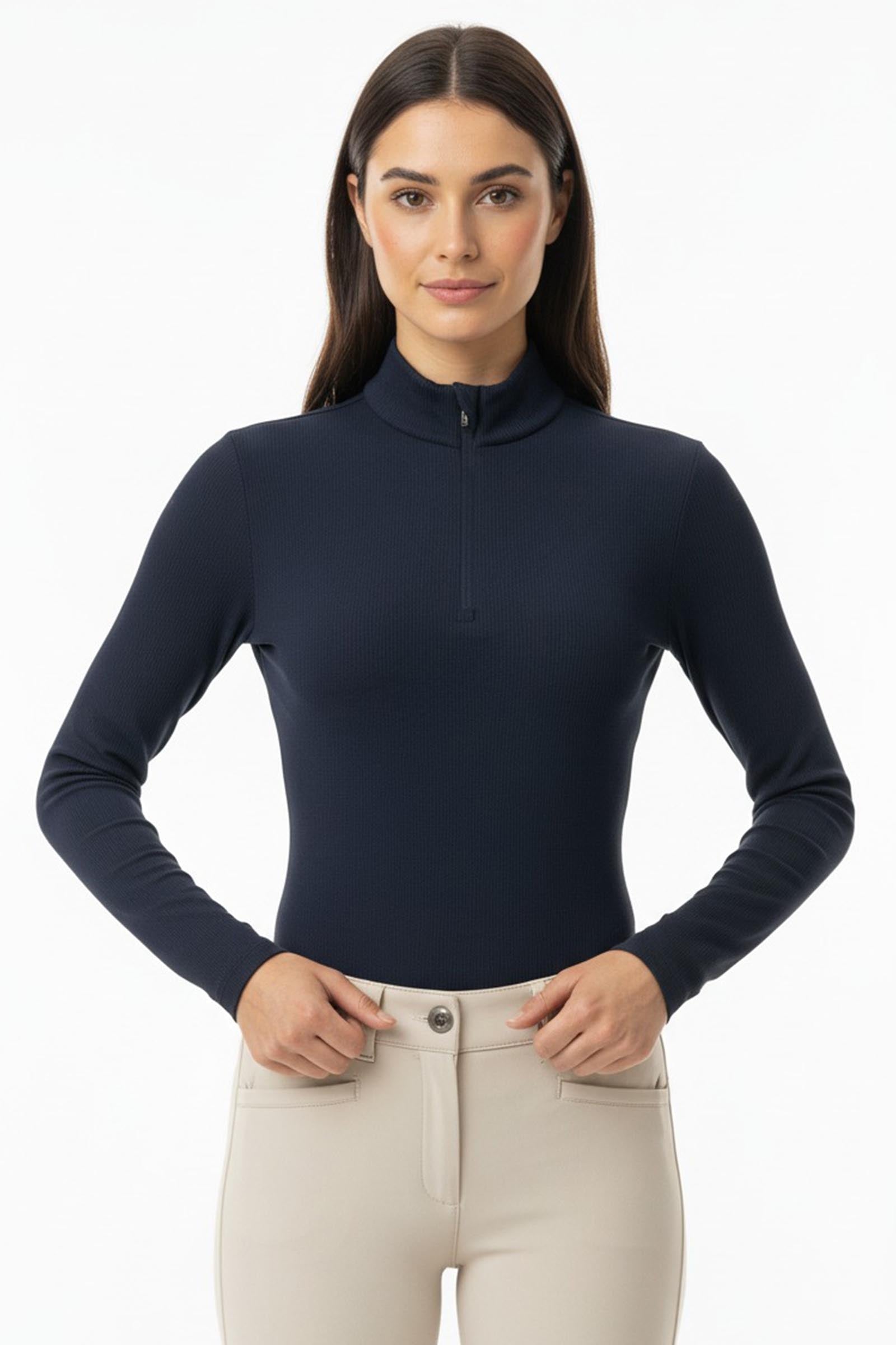 PS of Sweden Ryder dame ribbet baselayer Rideklær til dame