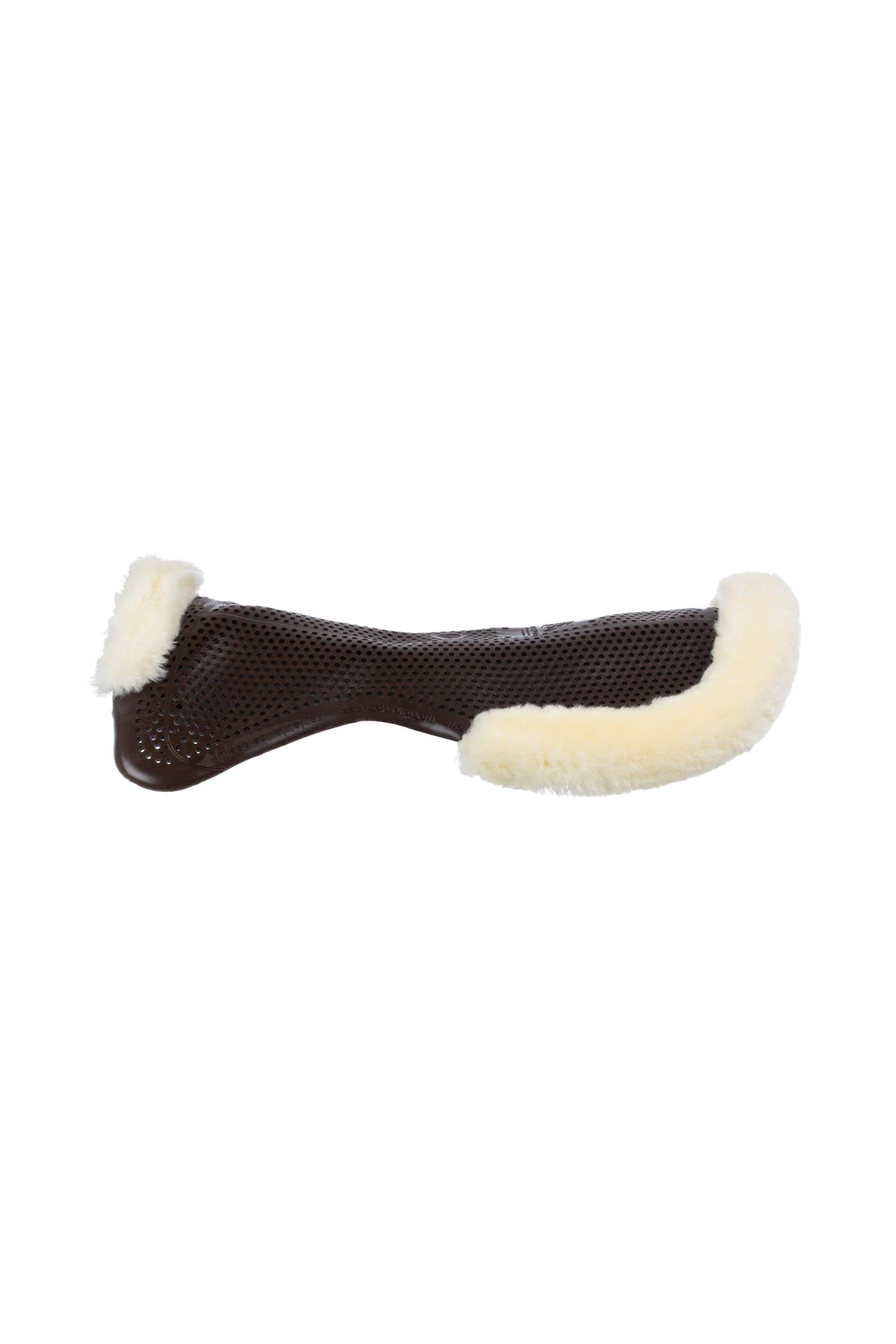 Acavallo Gel Non Slip Classic Pony With Sheepskin 1/2 Cut-Out Flat Saddle Pads